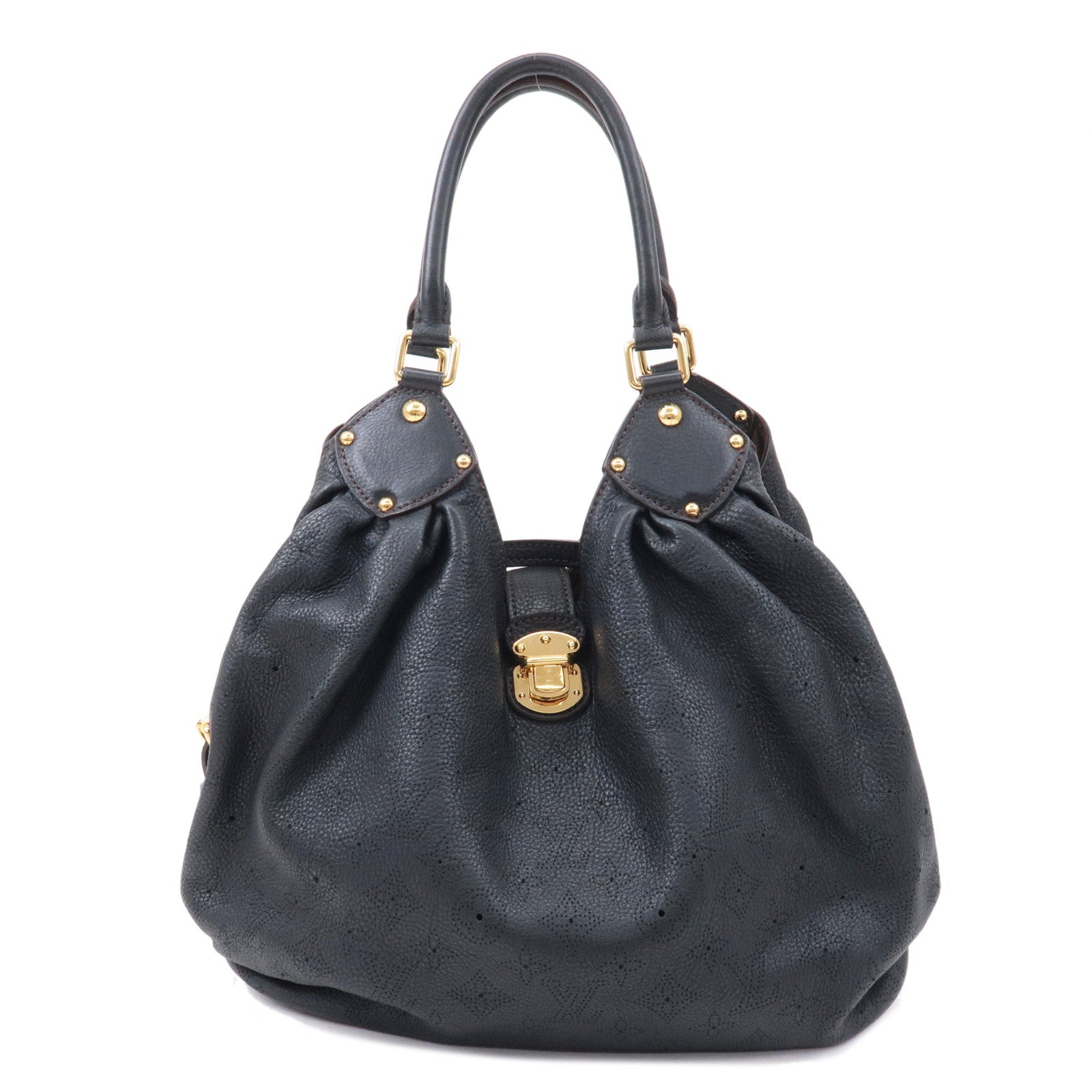 Louis-Vuitton-Monogram-MahinaXL-Leather-Hand-Bag-Dark-Brown-M95892