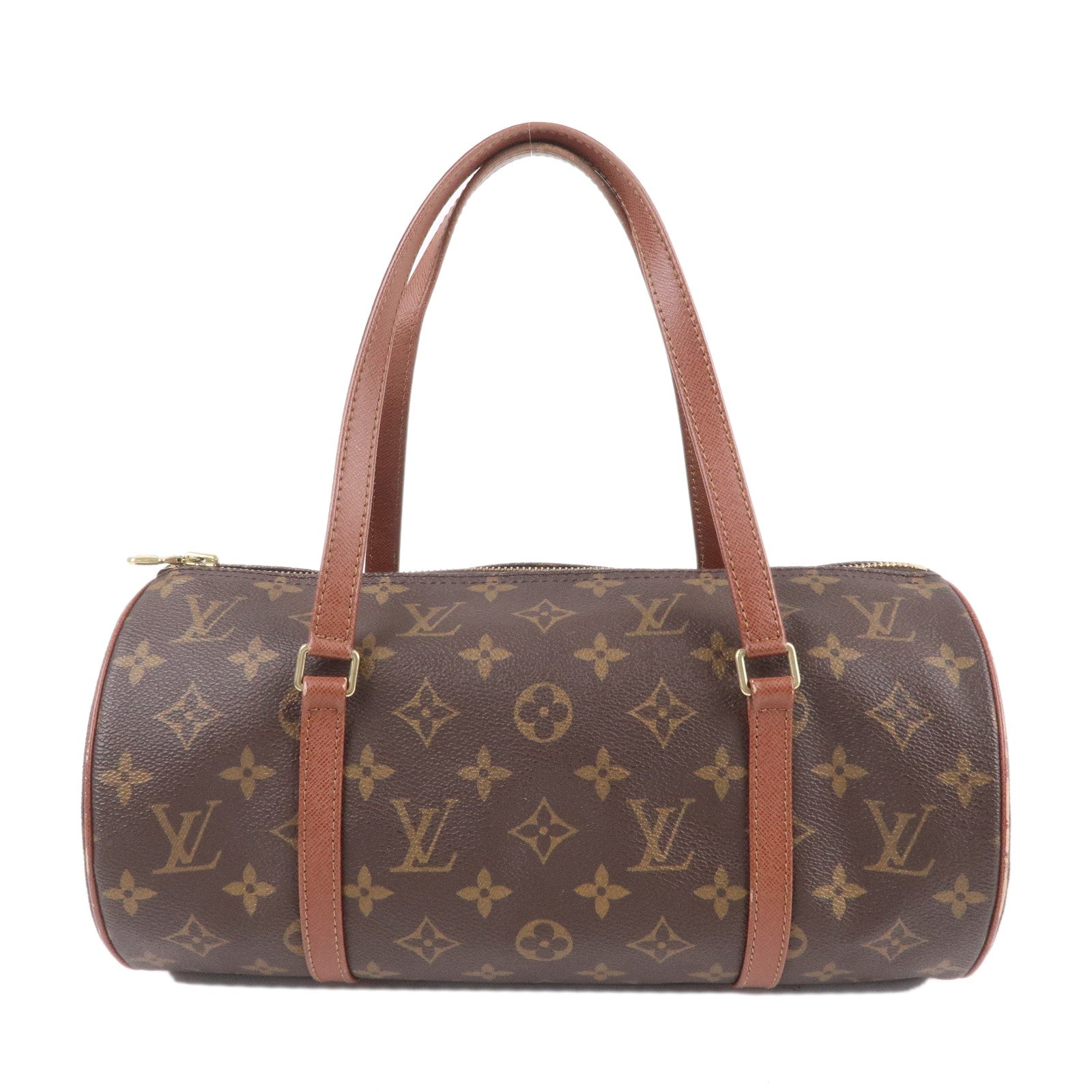 Louis Vuitton Toupie Monogram Canvas Shoulder Bag Brown