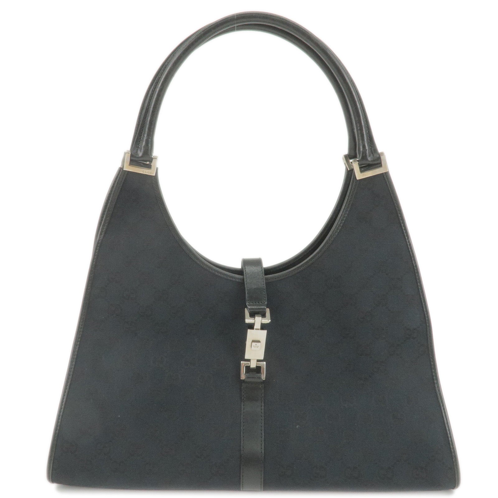Gucci Black Monogram Shoulder Bag