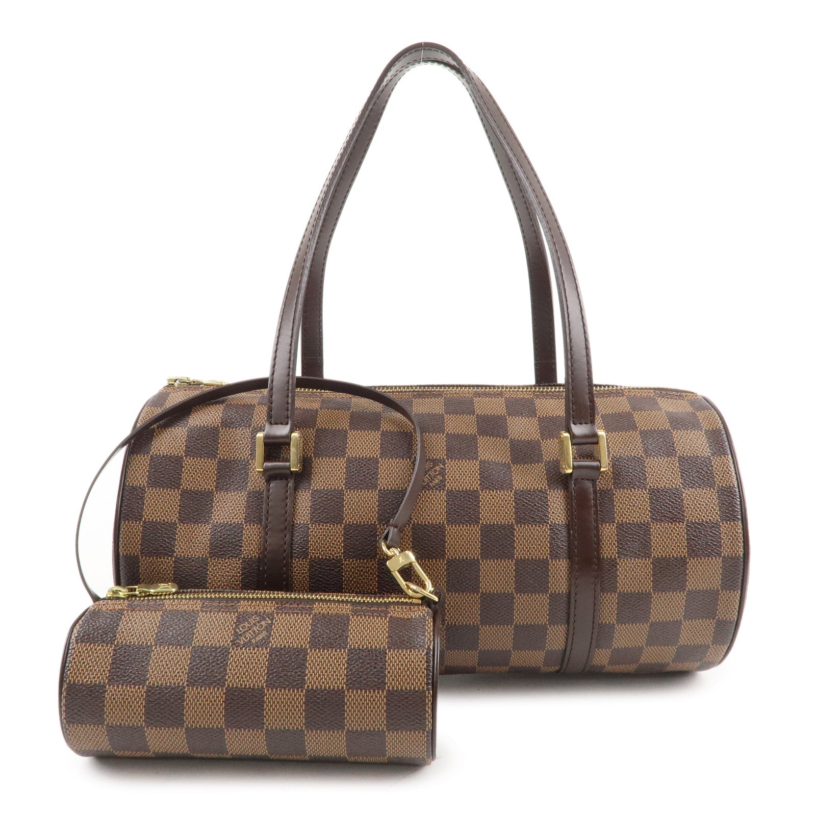 Louis Vuitton Papillon 30 N51303 Handbag Damier Ebene / With