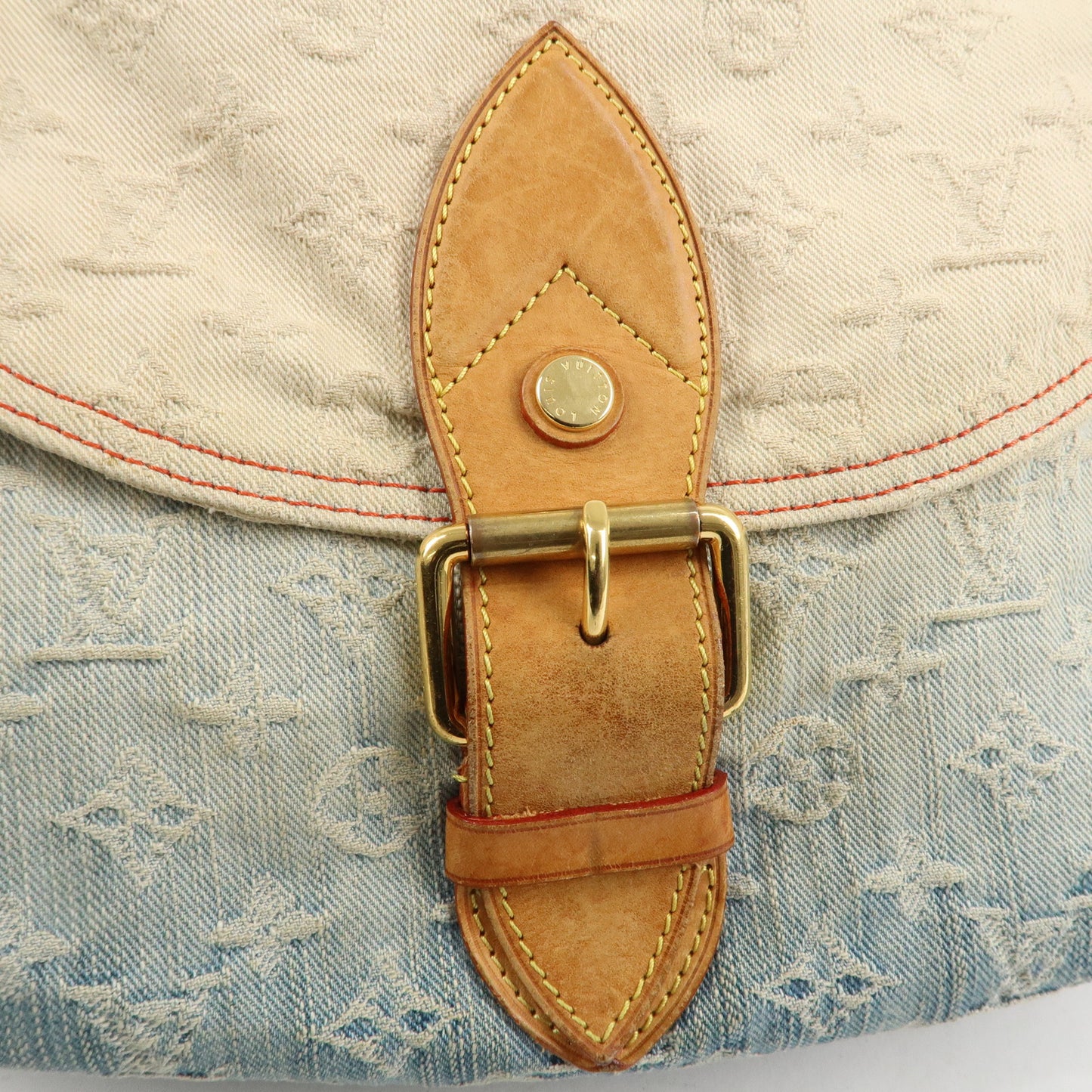 Louis Vuitton Monogram Denim Sunray Shoulder Bag M40416