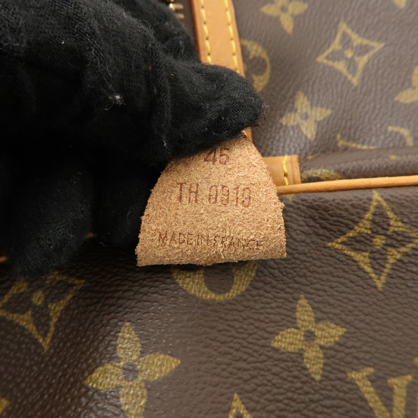 Louis Vuitton Monogram Sac Souple 45 Boston Bag Brown M41624