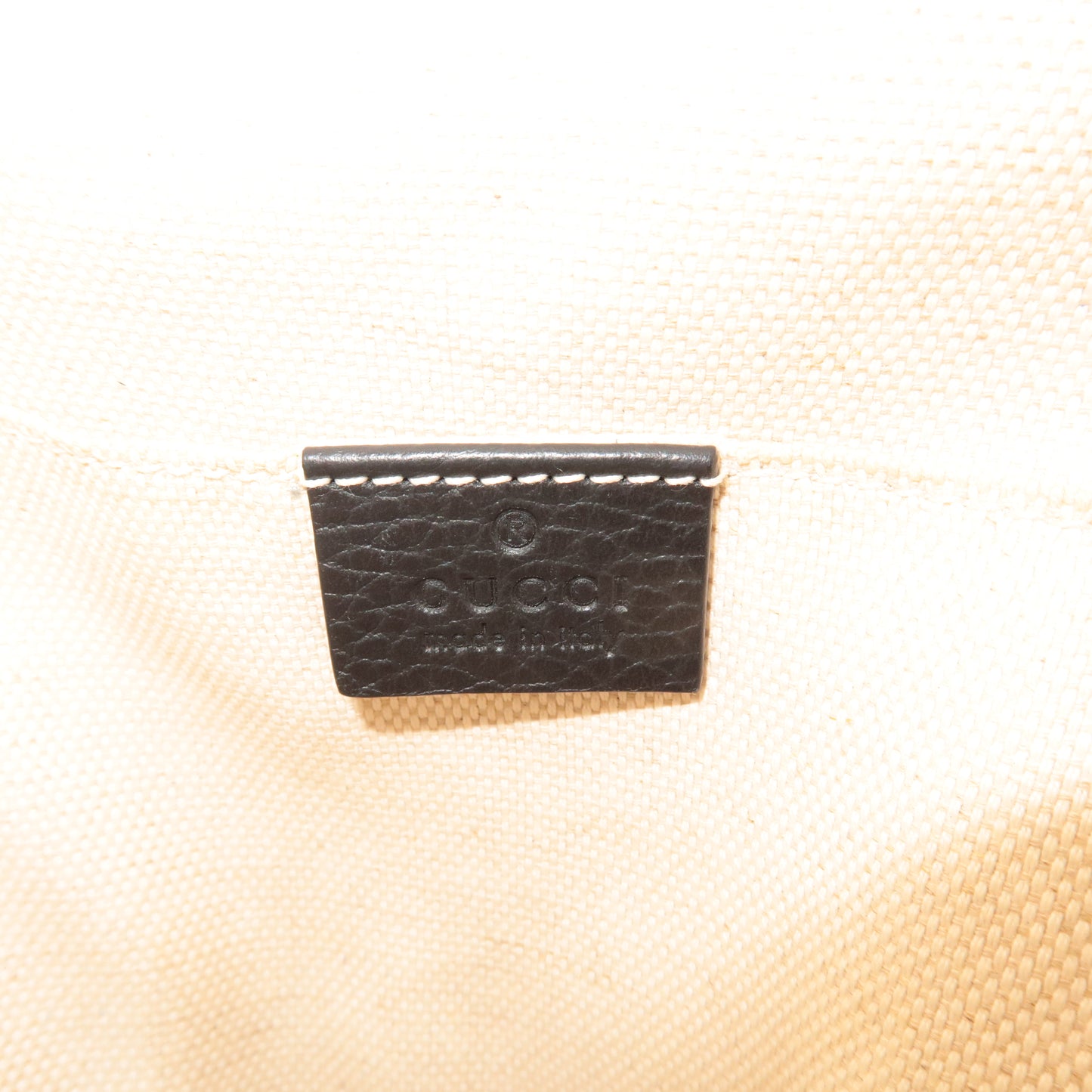 GUCCI SOHO Interlocking Leather Back Pack Ruck Sack Black 536192