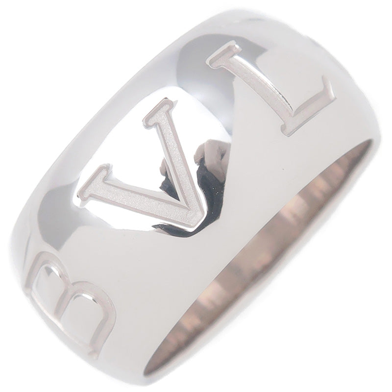 Louis Vuitton LV Signature Chain Ring Silver for Men