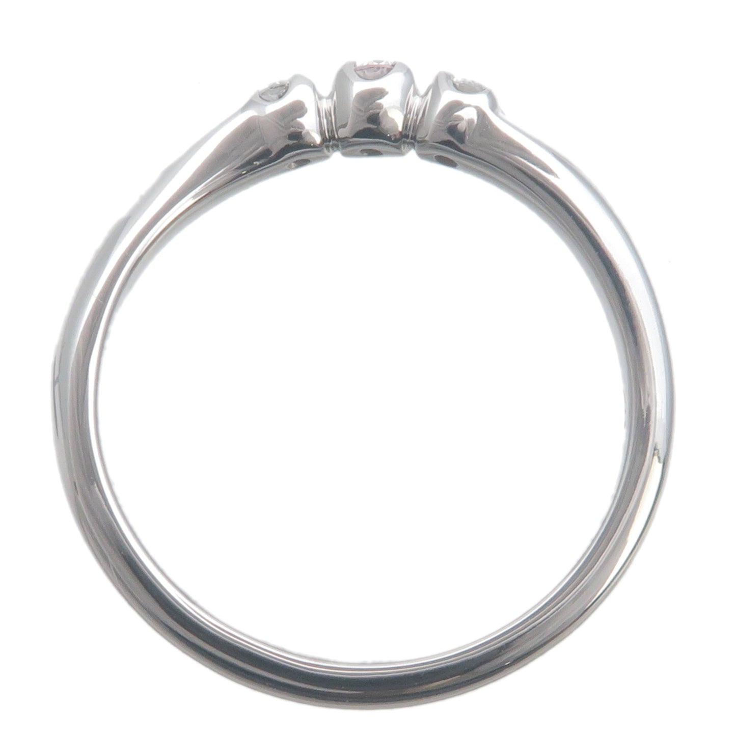 4C Pink Diamond Diamond Ring K18WG White Gold US5.5 HK11.5 EU50.5