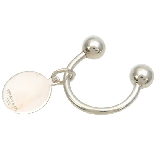 Tiffany&Co.-Round-Tag-Key-Ring-SV925-Silver