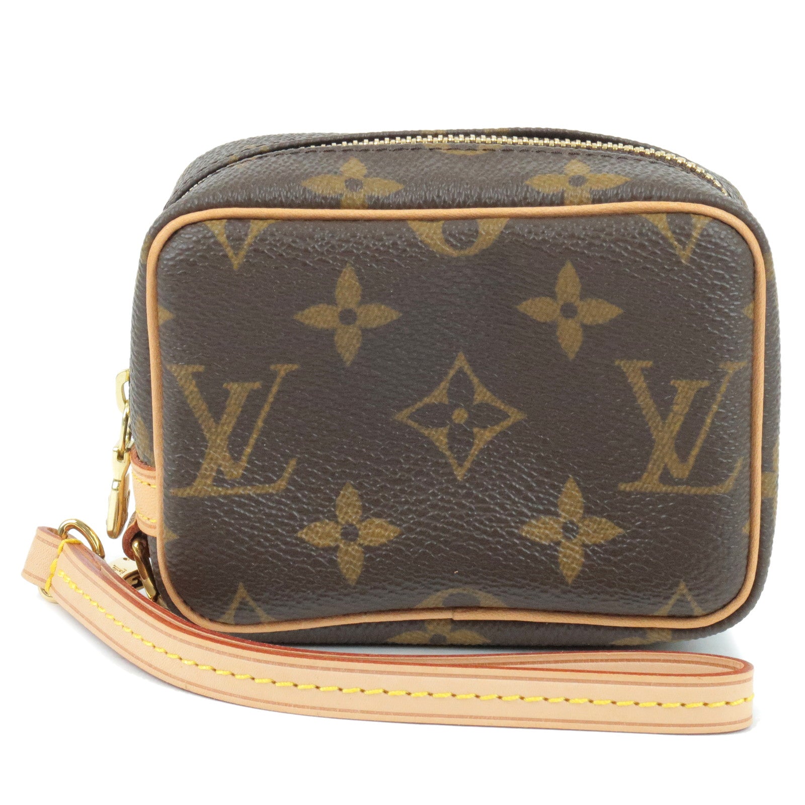 Louis Vuitton Womens Phone Pouch Monogram Eclipse Crossbody Bag