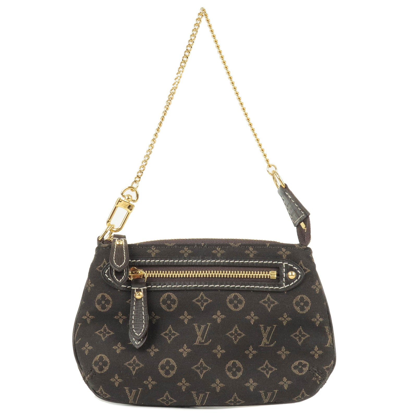 Louis Vuitton, Bags, Louis Vuitton Mini Lin Pochette With Chain Wristlet  Dustbag