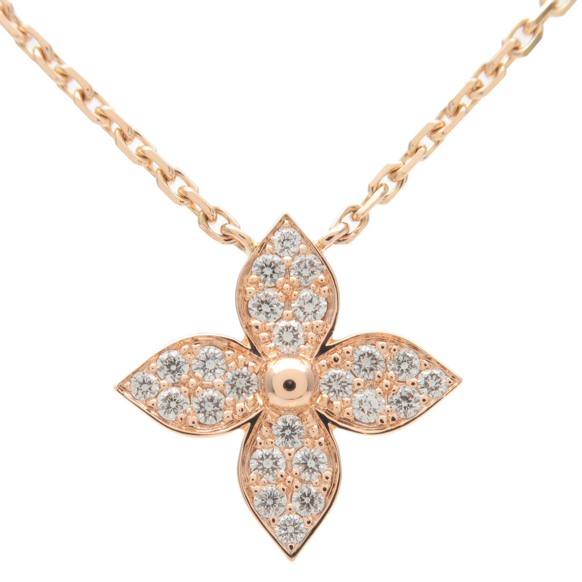LOUIS-VUITTON-Pendentif-Star-Blossom-Diamond-Necklace-K18PG-Q93710 –  dct-ep_vintage luxury Store