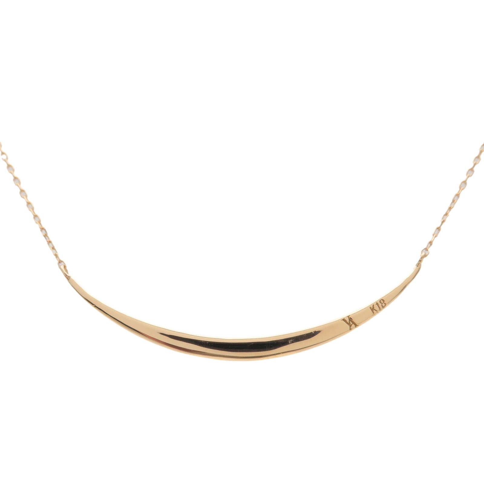 VENDOME-AOYAMA-Necklace-K18YG-750YG-Yellow-Gold