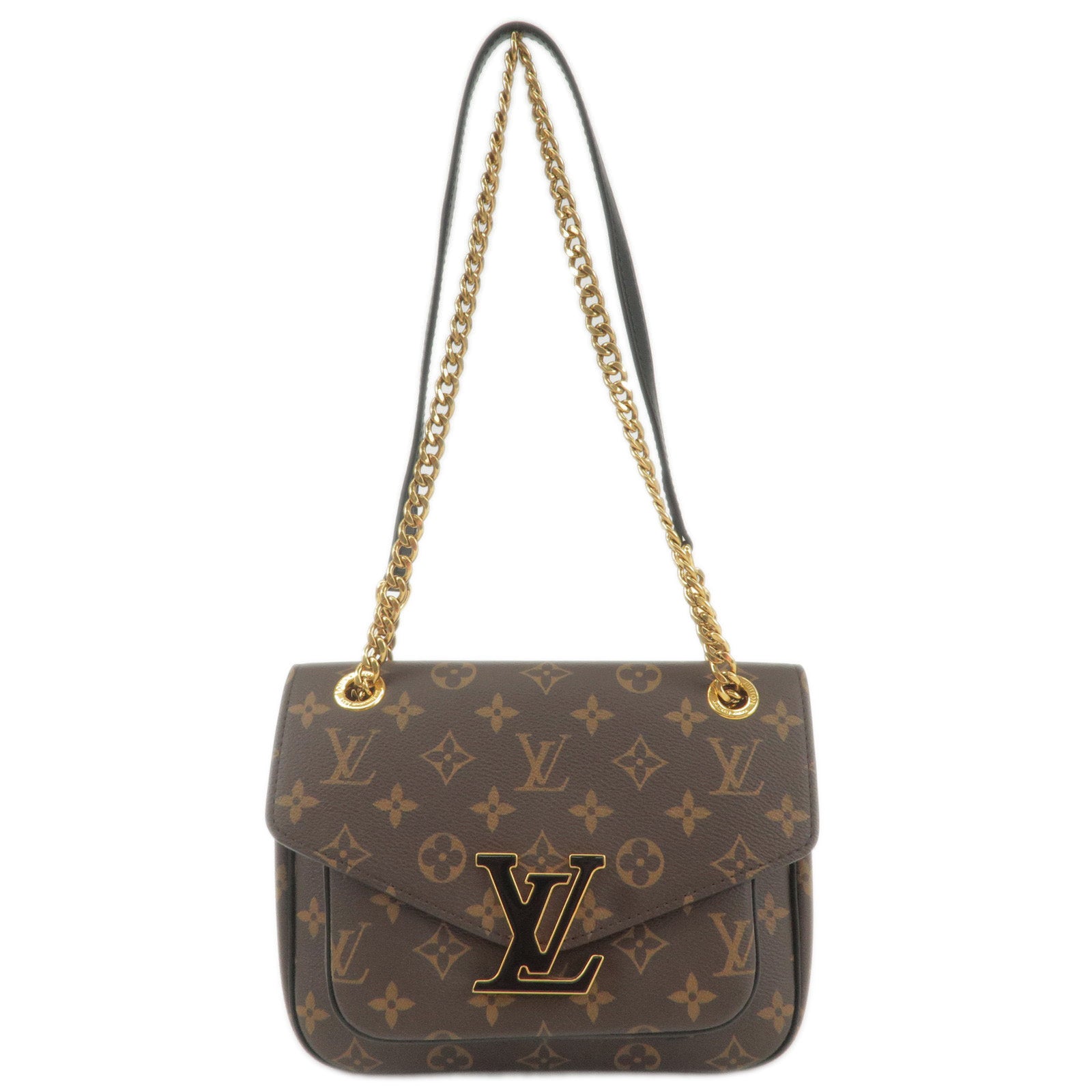 Louis-Vuitton-Monogram-Passy-Crossbody-Chain-Shoulder-Bag-M45592