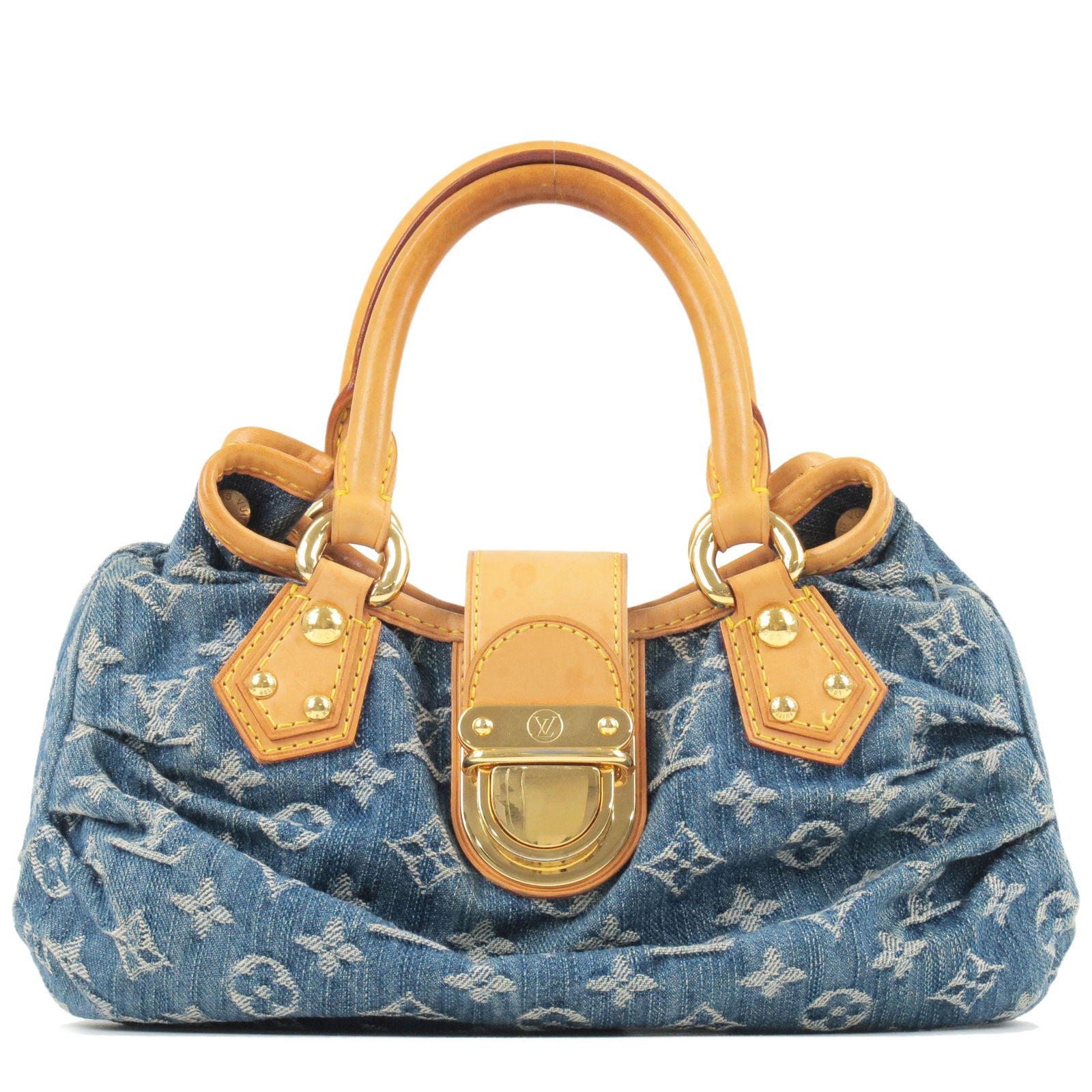 Louis-Vuitton-Monogram-Denim-Pleaty-Hand-Bag-Blue-M95020 – dct-ep_vintage  luxury Store