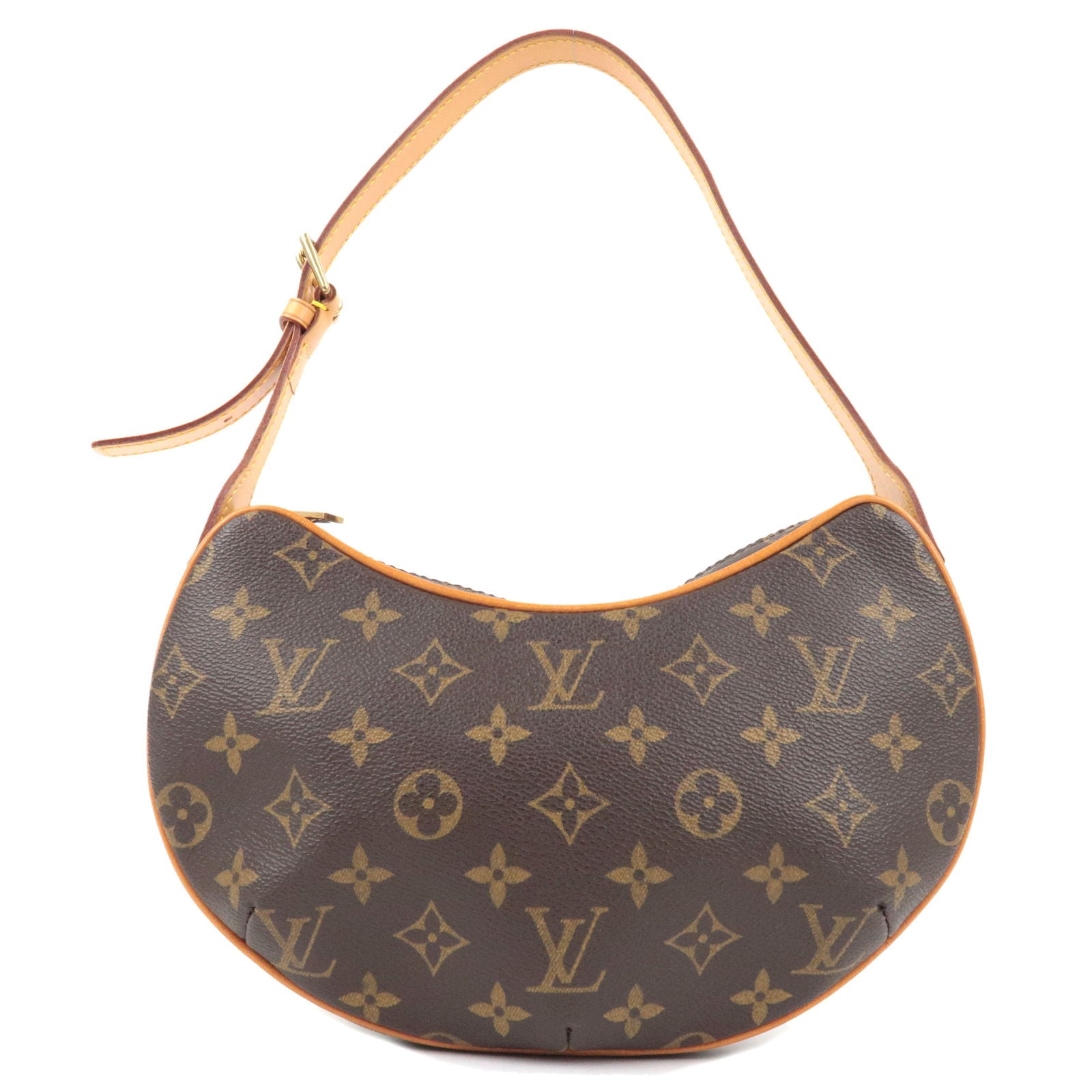 Louis Vuitton Pochette Croissant Handbag Purse Monogram M51510 Mi0063