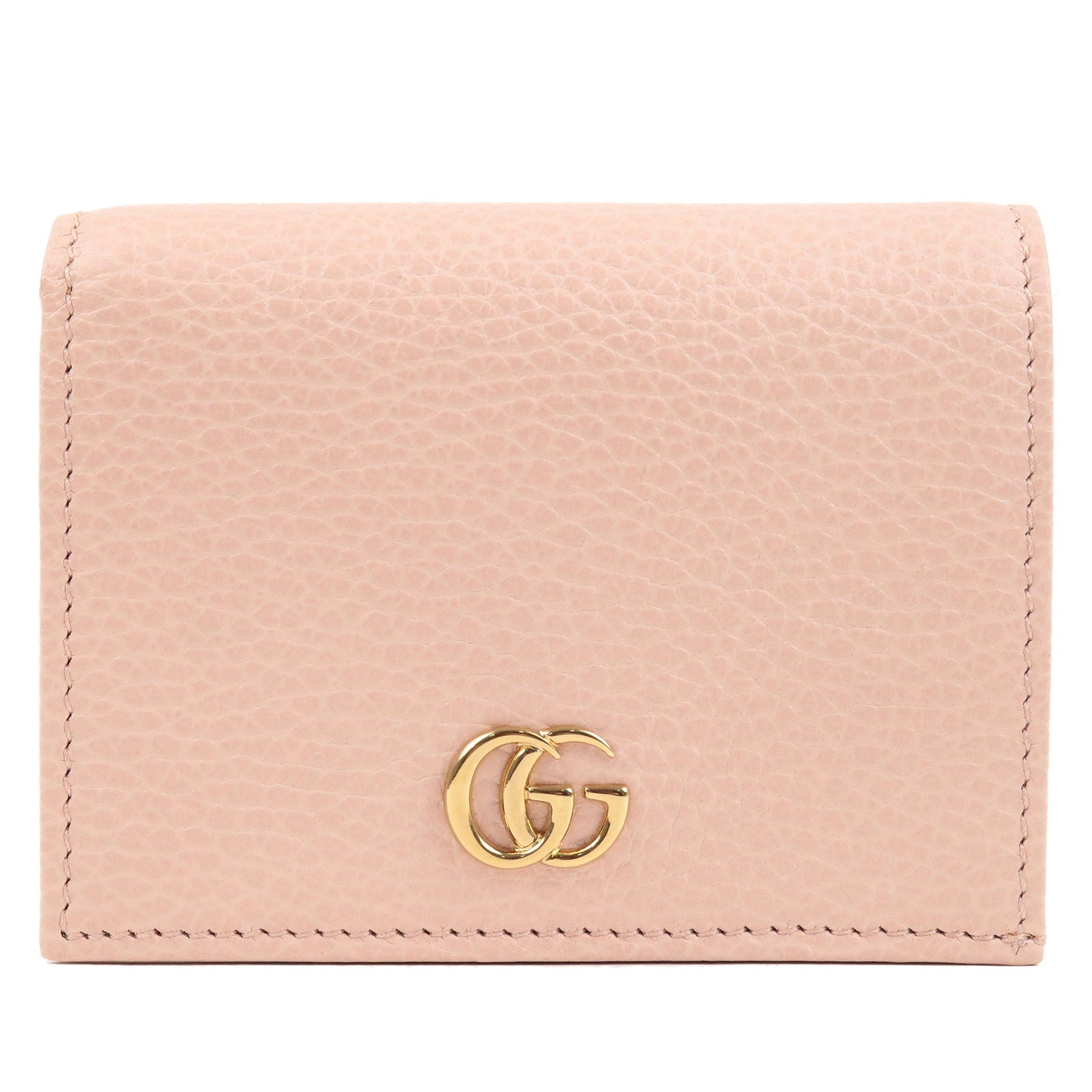 GUCCI Leather Key Case holder GG Marmont 6 Key Loops Pink Logo Authentic