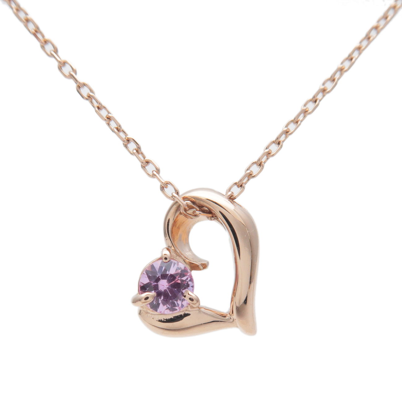 LOUIS VUITTON Necklace K18 white gold Pink sapphire Pandan Tifan