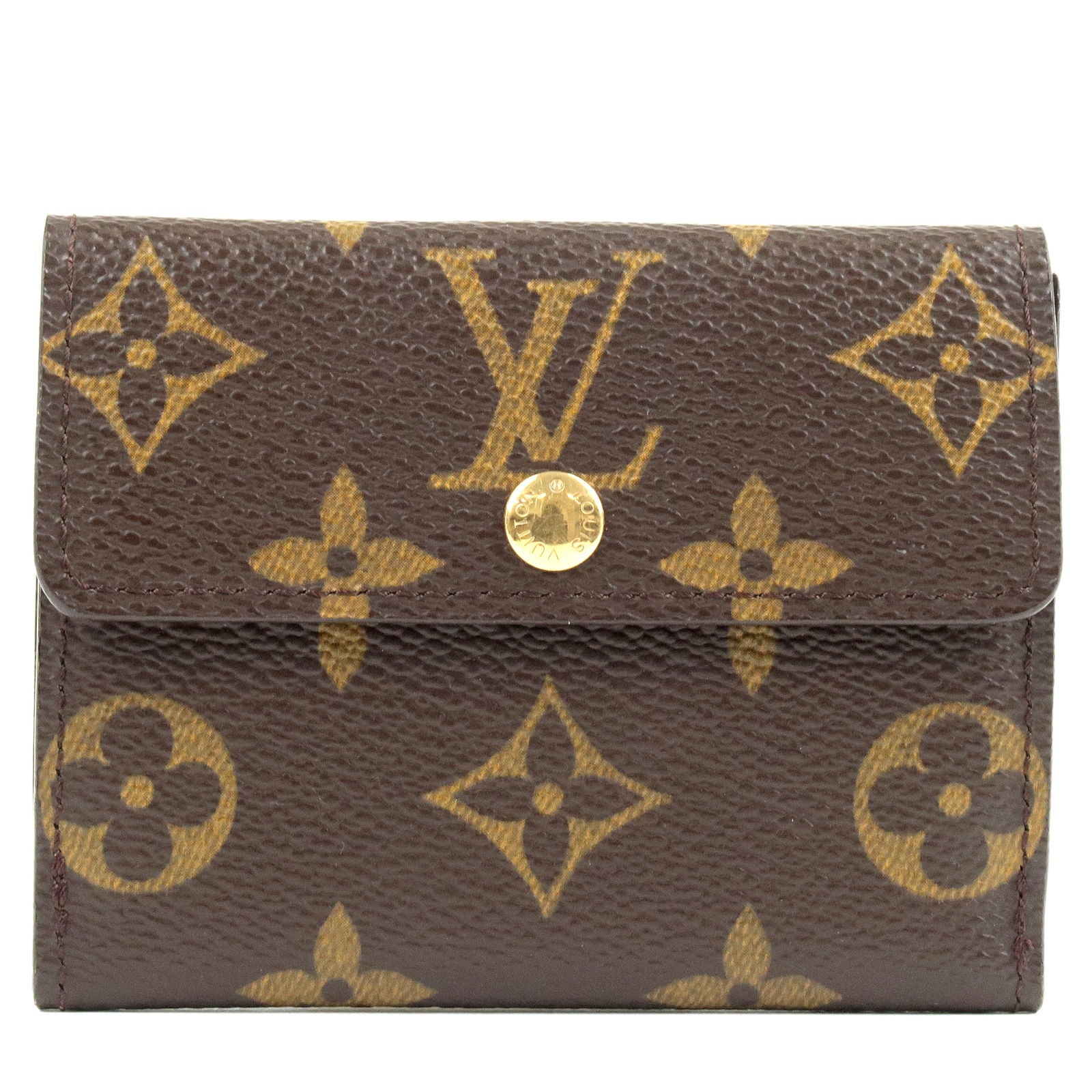 Louis Vuitton Coin Case Wallet Monogram Ludlow M61927 Brown Free Shipping