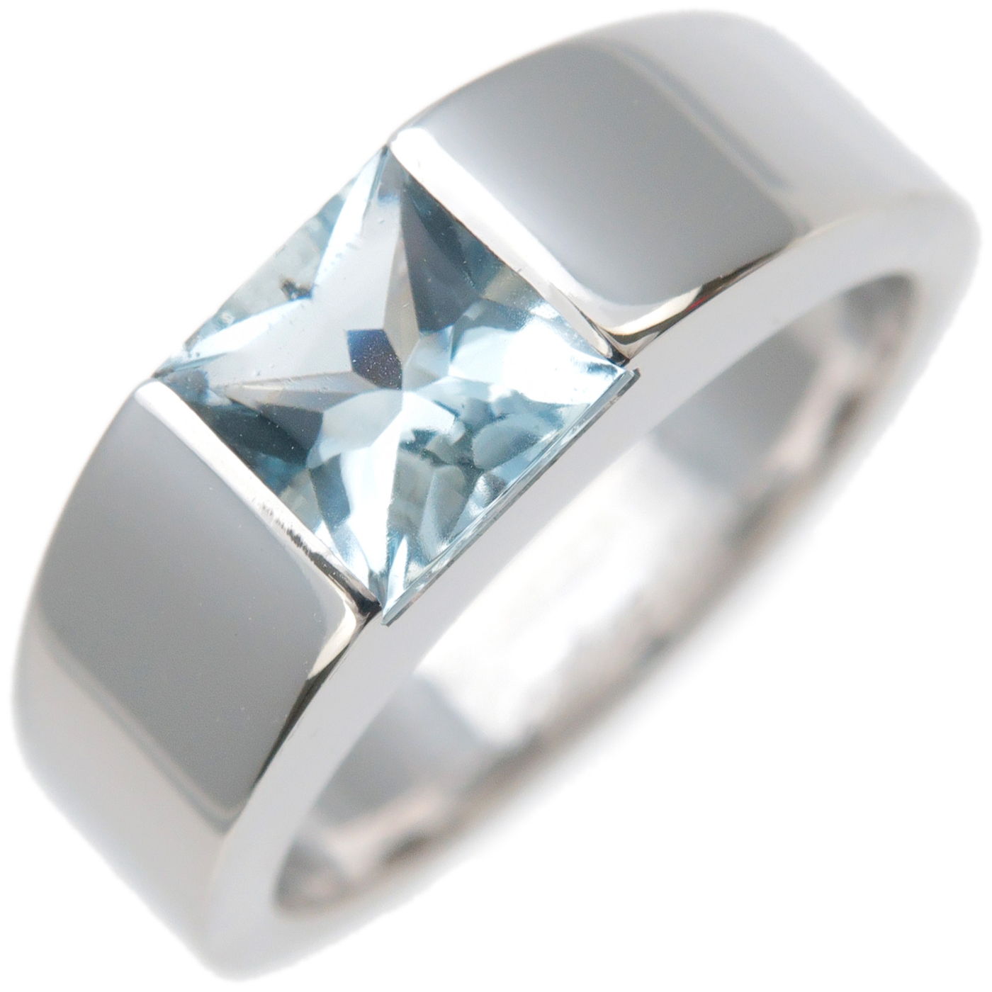 Cartier tank ring aquamarine Clearance