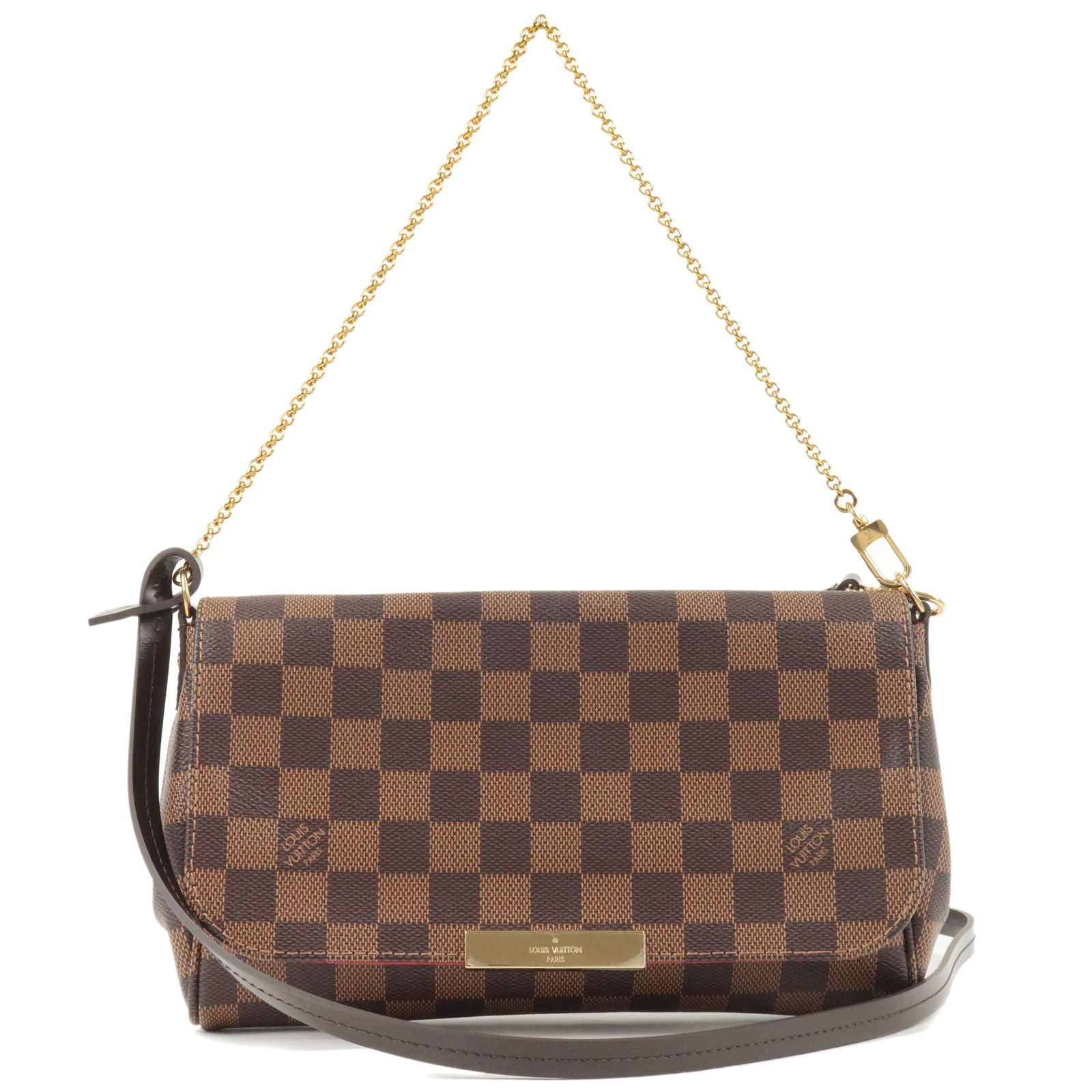 Louis-Vuitton-Damier-Favorite-MM-2Way-Shoulder-Bag-N41129 – dct