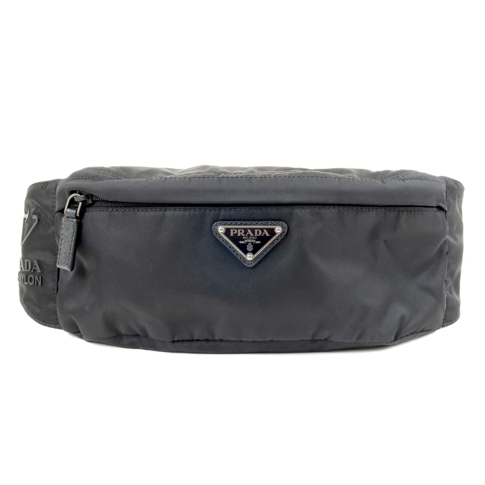 Black Re-nylon Belt Bag