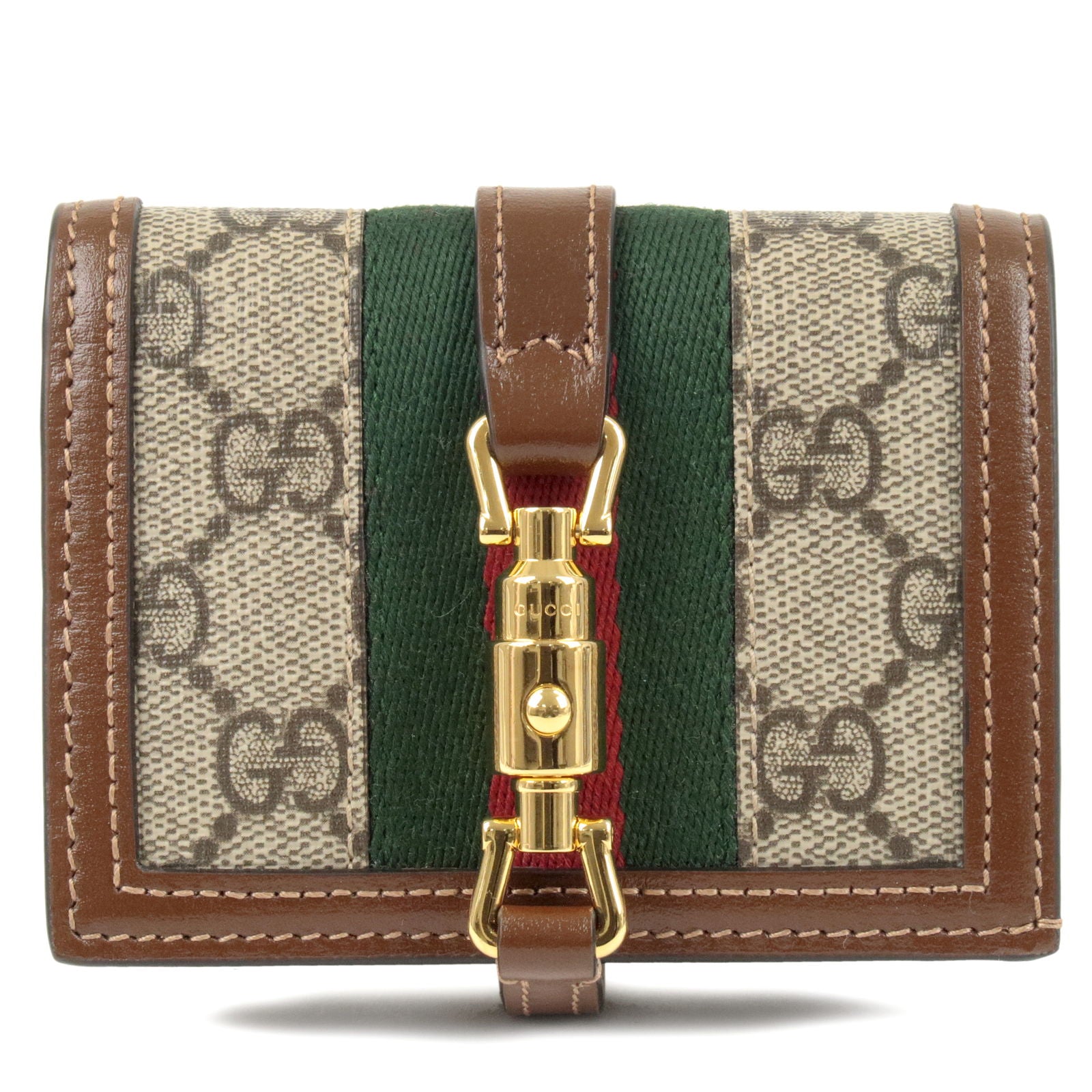 Gucci GG Supreme Monogram Black Wallet/Wristlet - J'adore Fashion Boutique