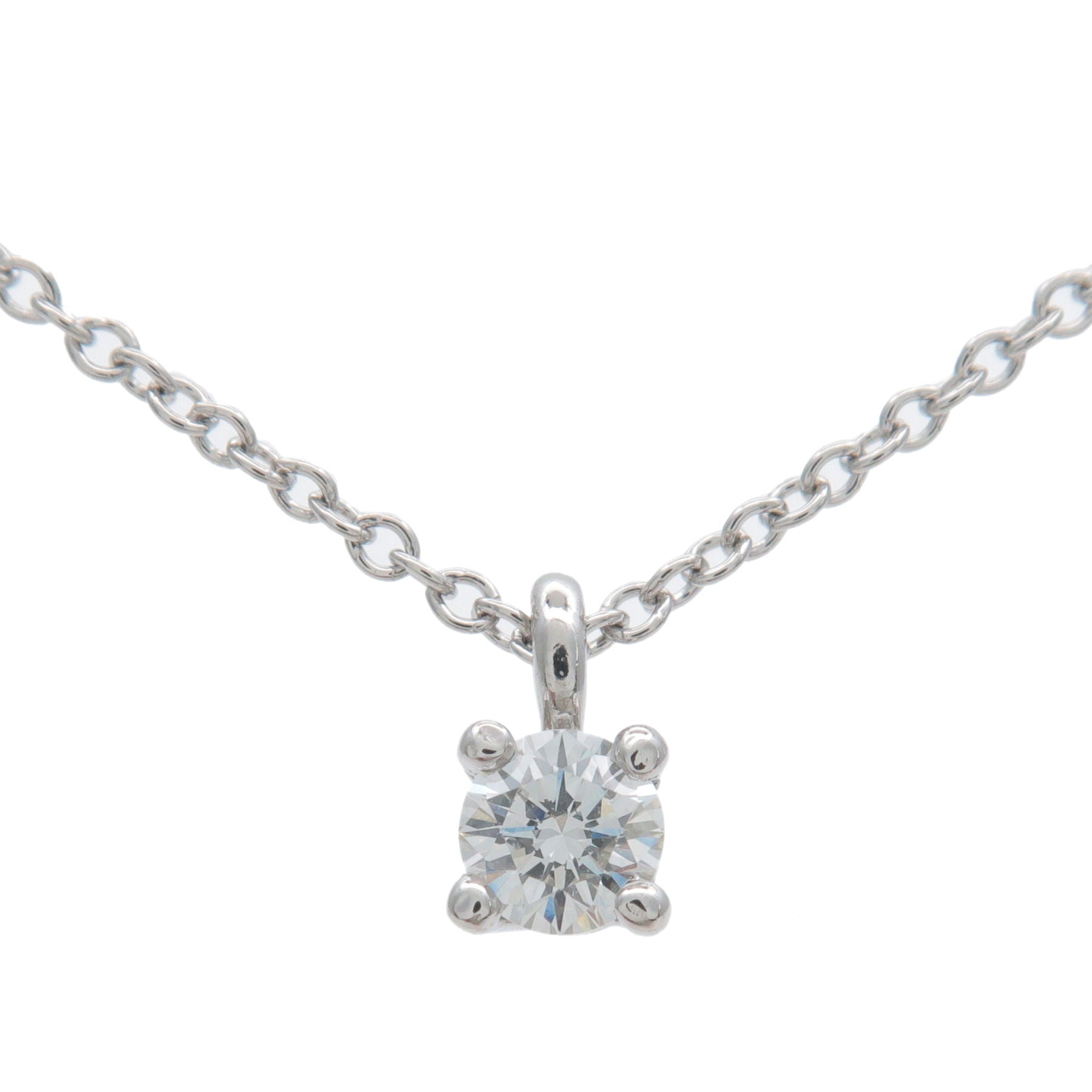 Platinum necklace deals with diamond pendant