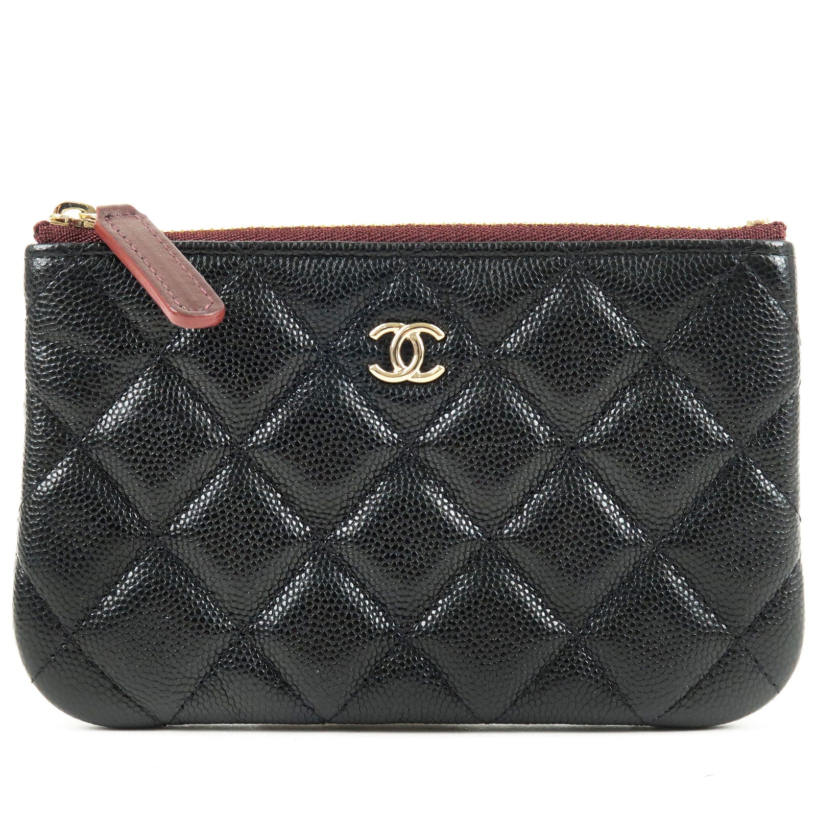 CHANEL-Matelasse-Caviar-Skin-Classic-Mini-Pouch-GHW-A82365 – dct-ep_vintage  luxury Store