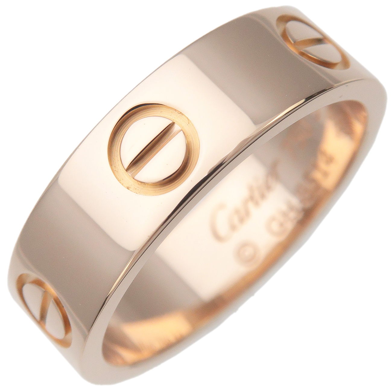 Cartier Love Ring K18PG 750PG Rose Gold 54 US7 HK15 EU54.5 dct