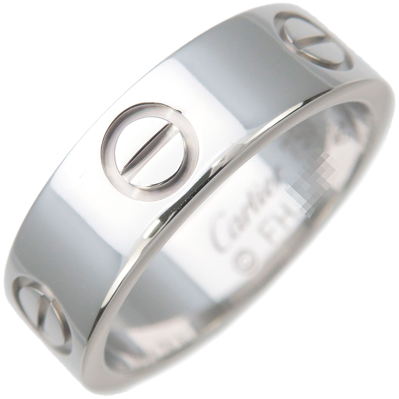 Cartier Love Ring K18WG 750WG White Gold 51 US5.5 6.0 HK12.5