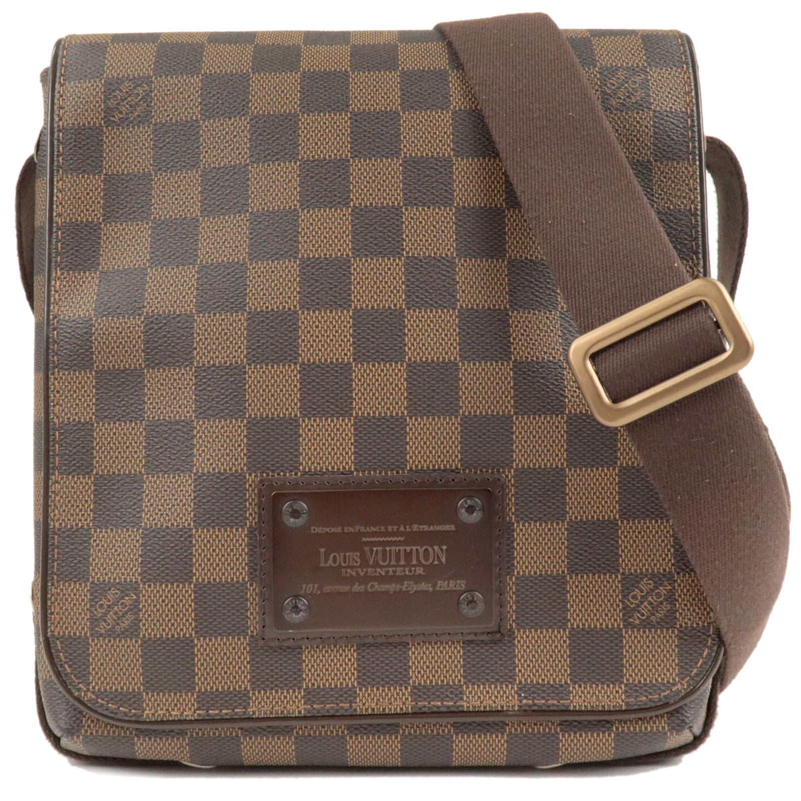 Louis-Vuitton-Damier-Ebene-Brooklyn-PM-Shoulder-Bag-N51210 – dct-ep_vintage  luxury Store