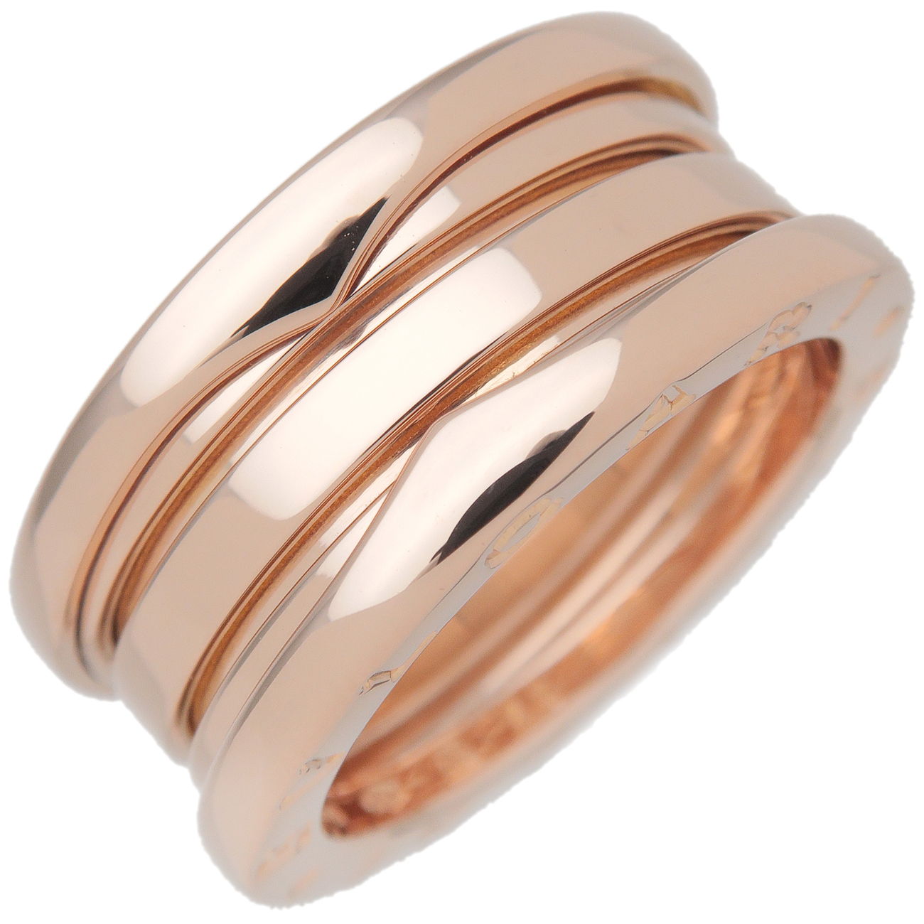 BVLGARI-B-zero1-3-Band-Ring-K18-750-Rose-Gold-#52-US6-EU52 – dct