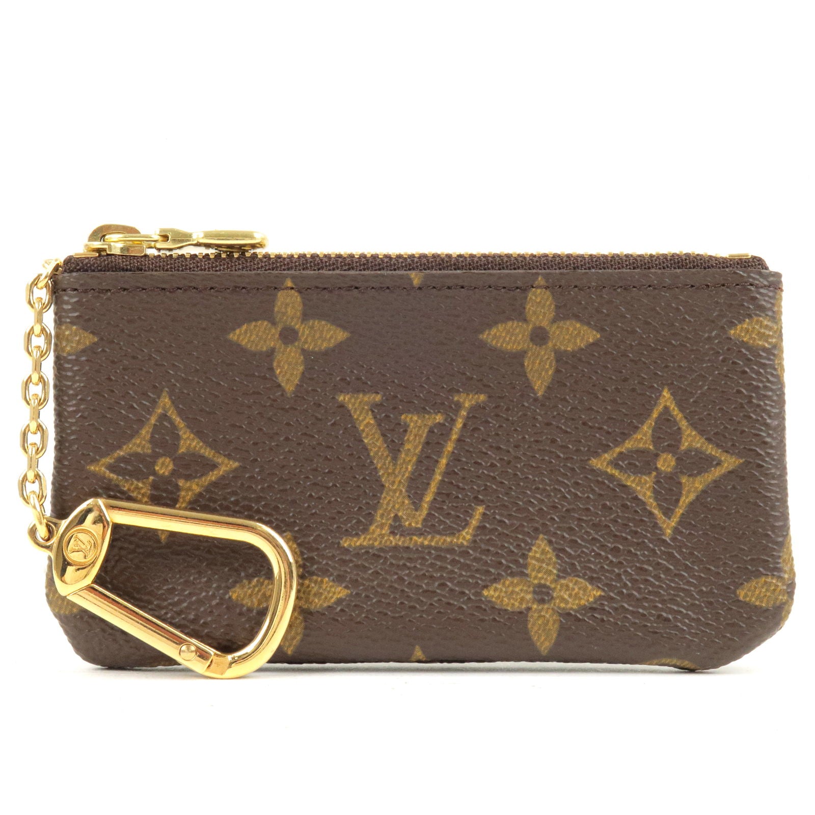 Louis Vuitton Monogram Vernis Pochette Cles Key Pouch Keychain Case