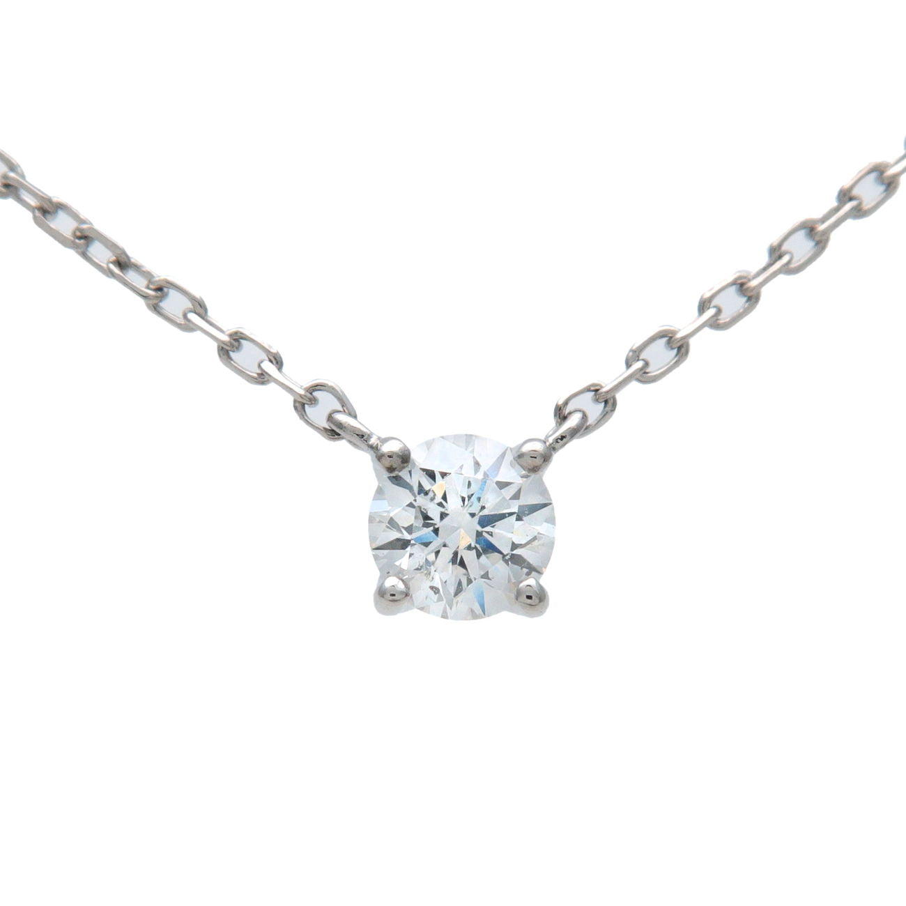 Platinum necklace with store diamond pendant