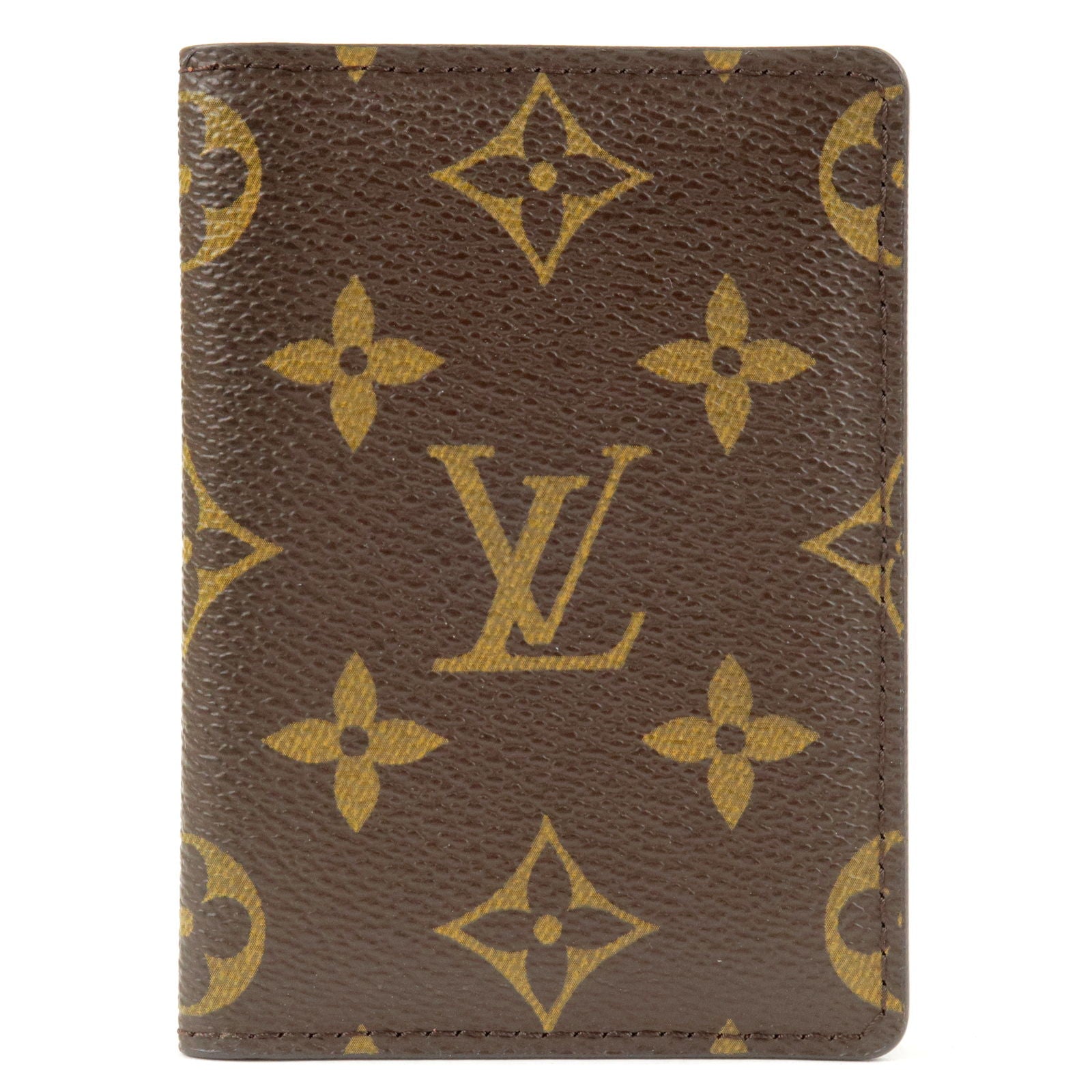MINT Louis Vuitton Epi Porto 2 Cult Vertical Brown Leather Card Case Wallet