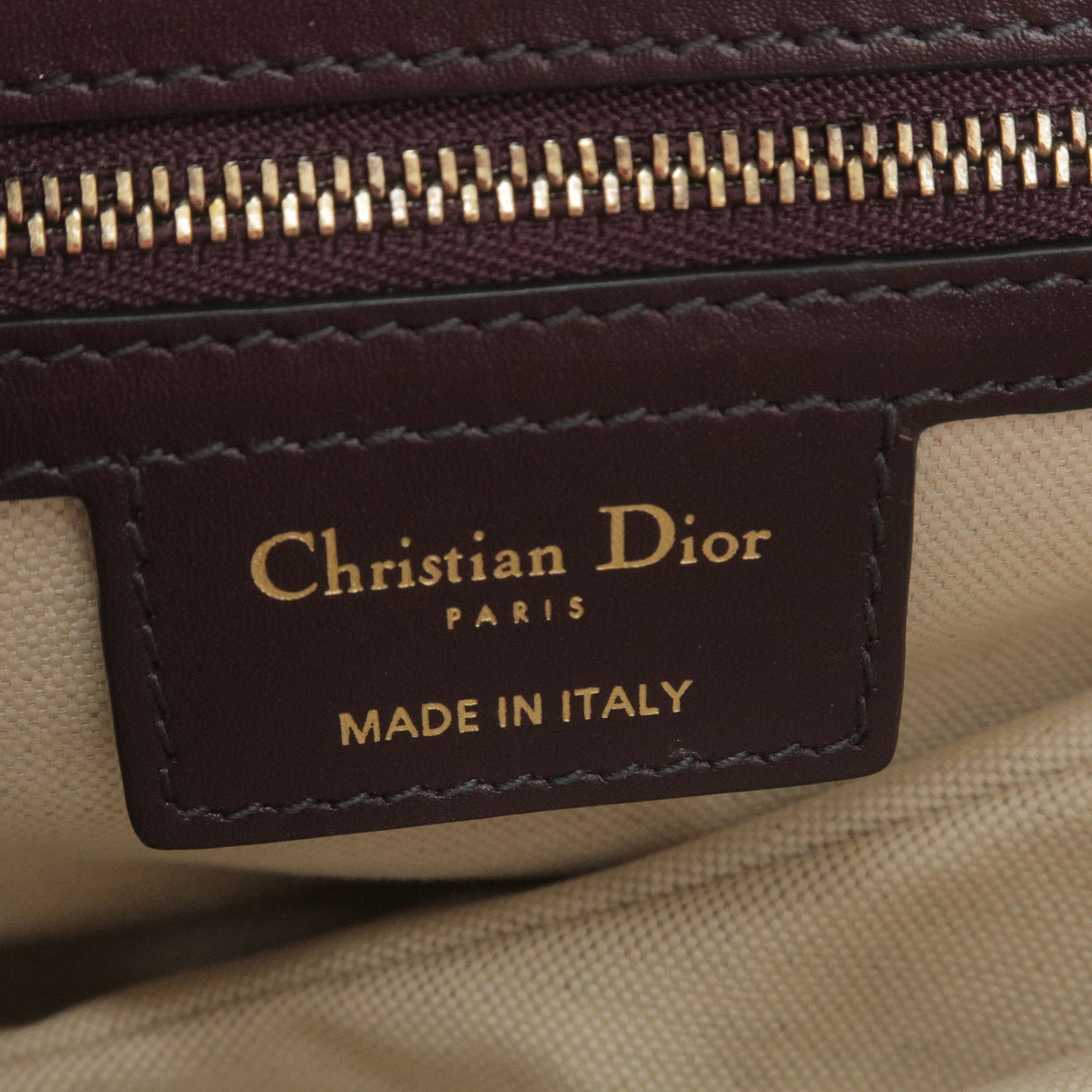 Christian Dior Saddle Bag Trotter Oblique Jacquard Leather Red