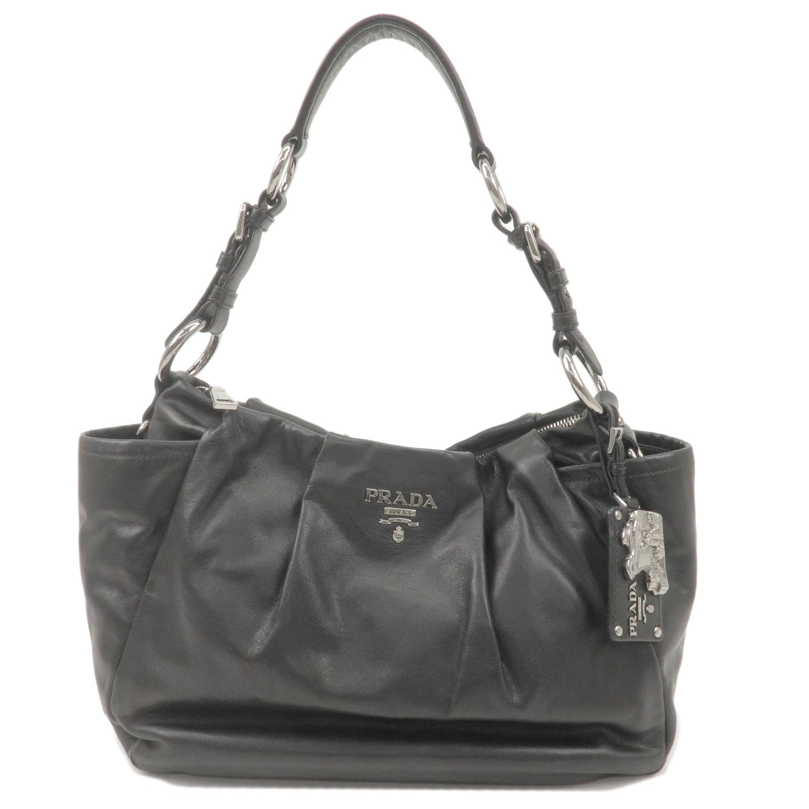 Calf leather bag discount prada