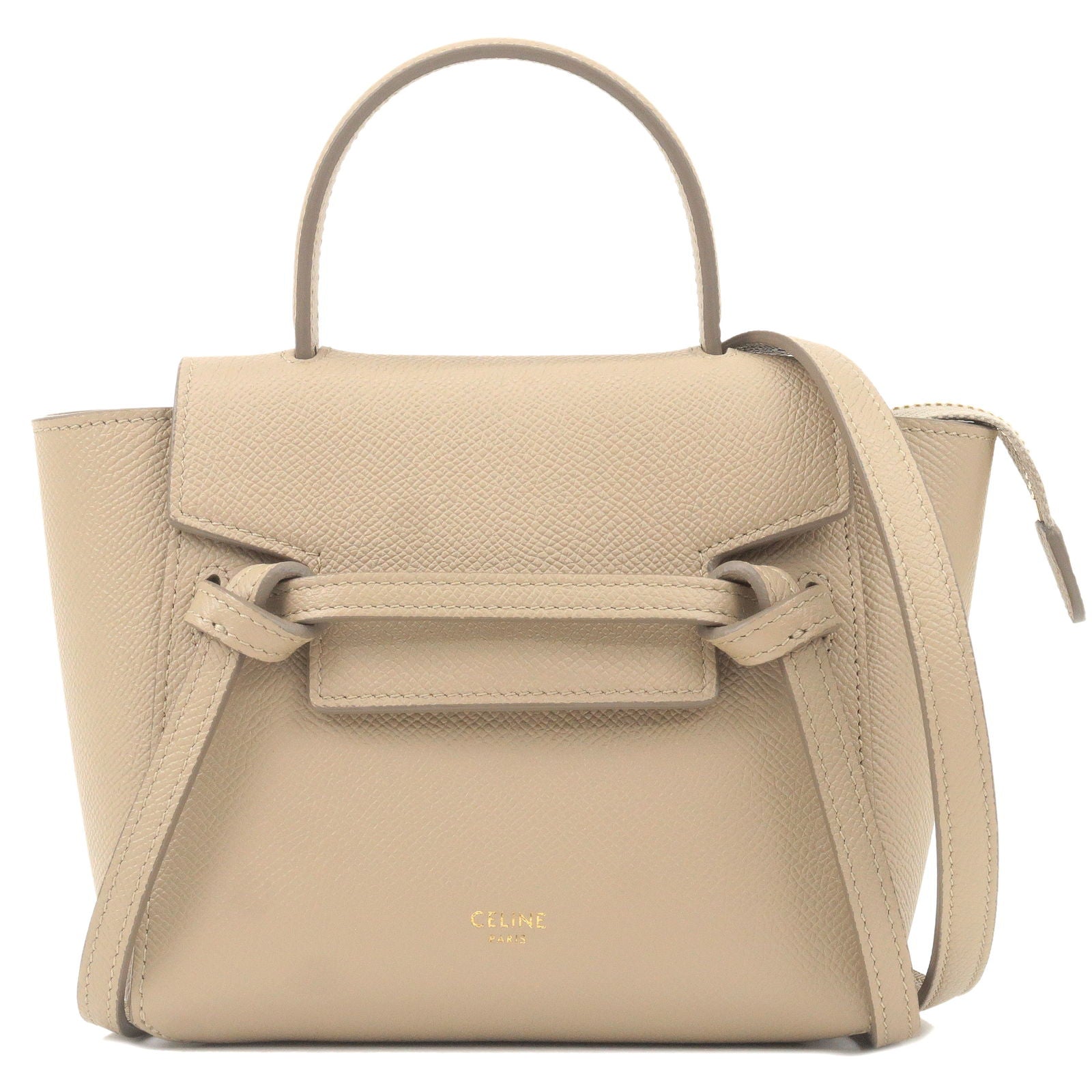CELINE-Leather-Pico-Belt-Bag-2Way-Bag-Hand-Bag-Light-Taupe-194263 –  dct-ep_vintage luxury Store