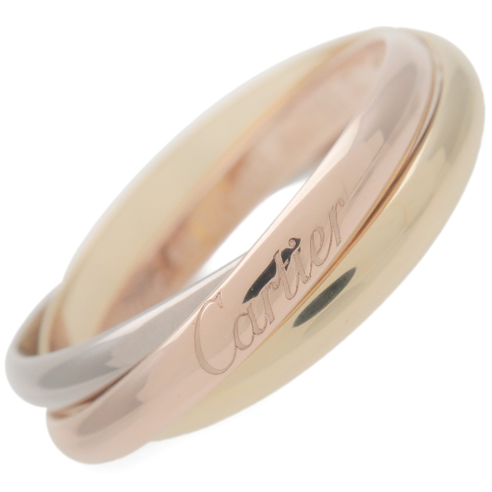 Cartier-Trinity-Ring-SM-K18-750YG/WG/PG-#59-US8.5-9-EU59