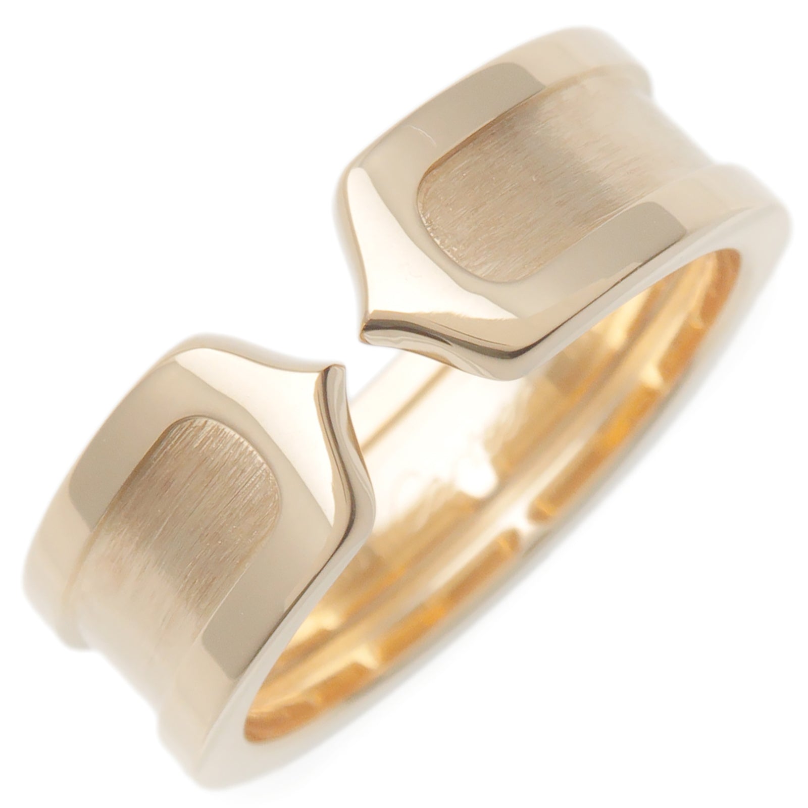 Cartier C2 Ring SM K18YG 750YG Yellow Gold 52 US6 6.5 EU52.5