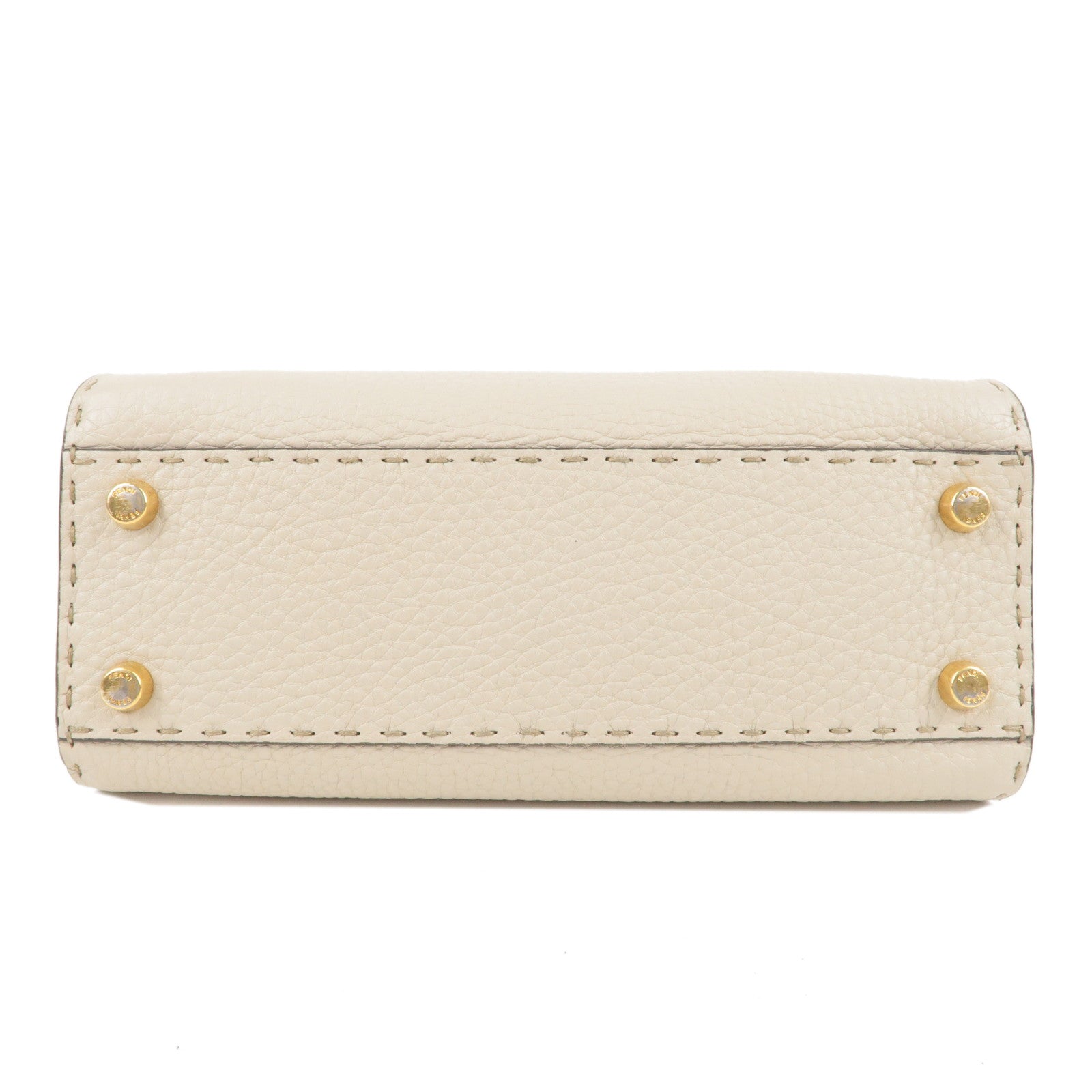 FENDI Selleria Leather Peekaboo Iconic Essentially Bag 8BN302