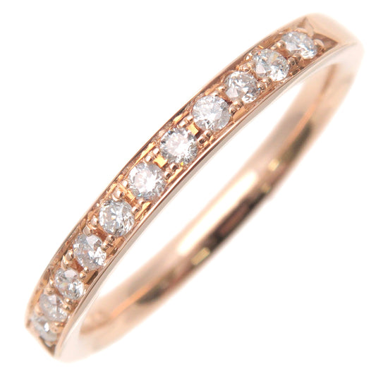 4-℃-Half-Eternity-Diamond-Ring-K18-Rose-Gold-US5-5.5-EU50