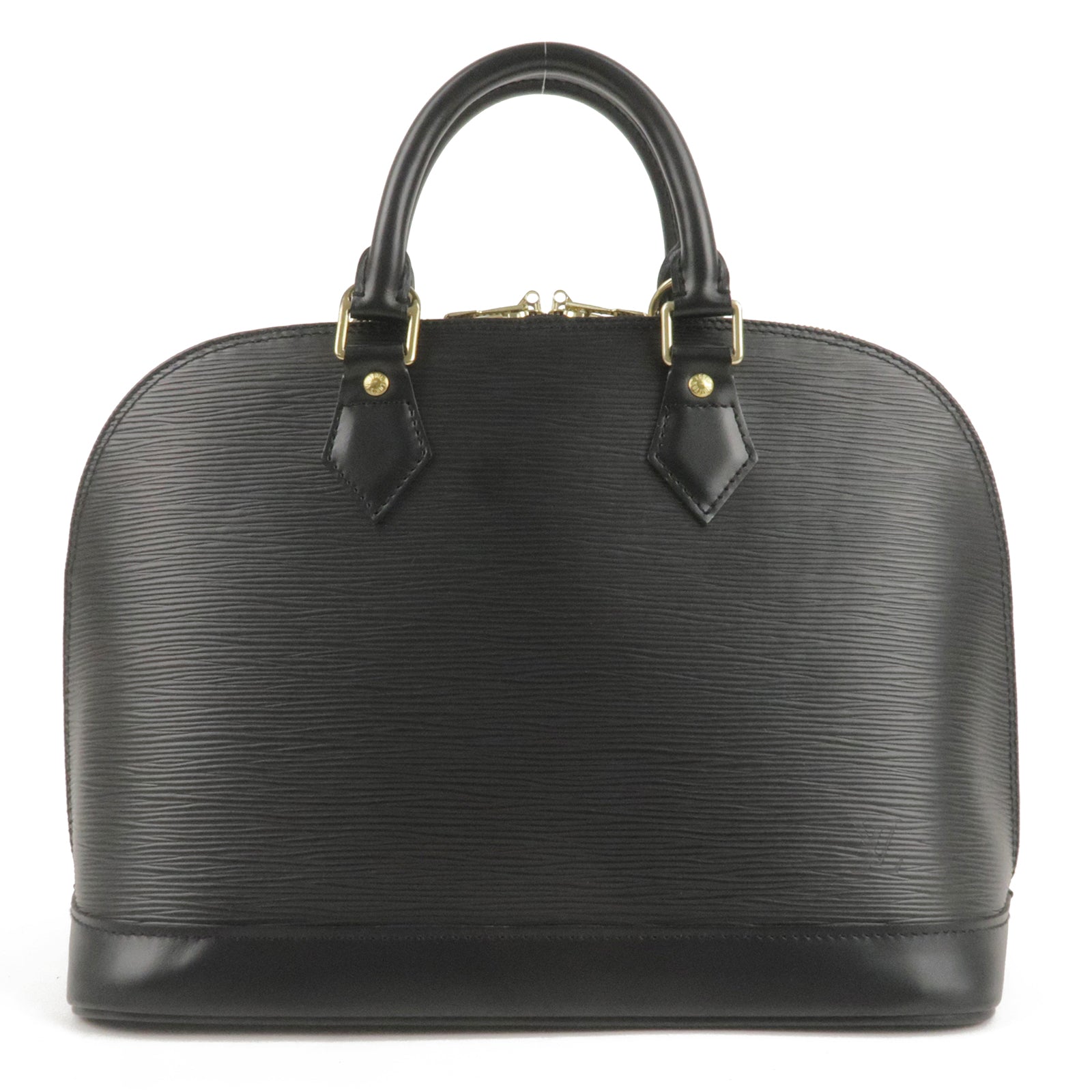 Louis Vuitton Alma Black Silver Epi Bag