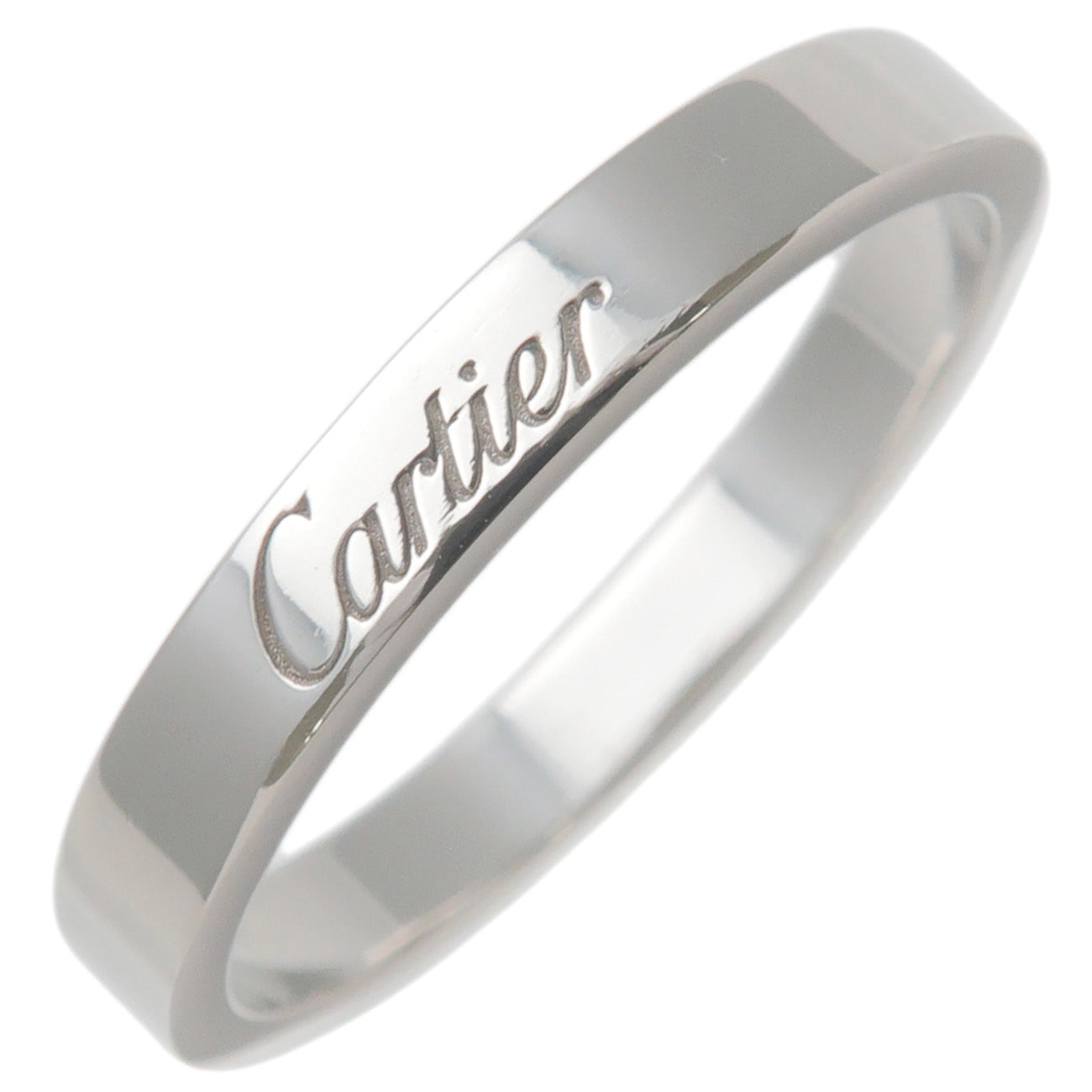 Cartier Engraved Ring PT950 Platinum 58 US8.5 EU58 Mindarie wa