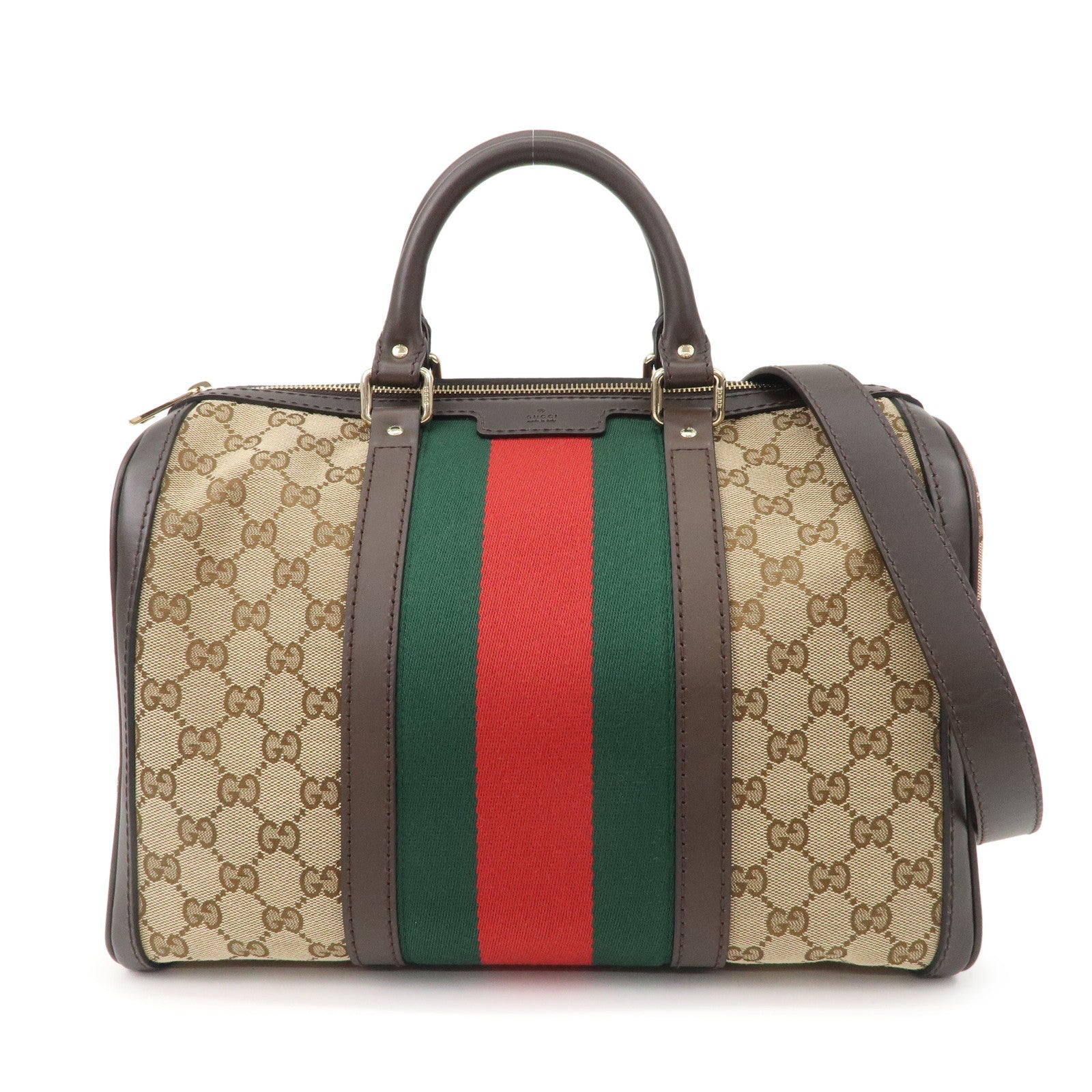 Buy GUCCI Gucci Old Gucci Vintage Sherry Line GG Logo Leather 2way