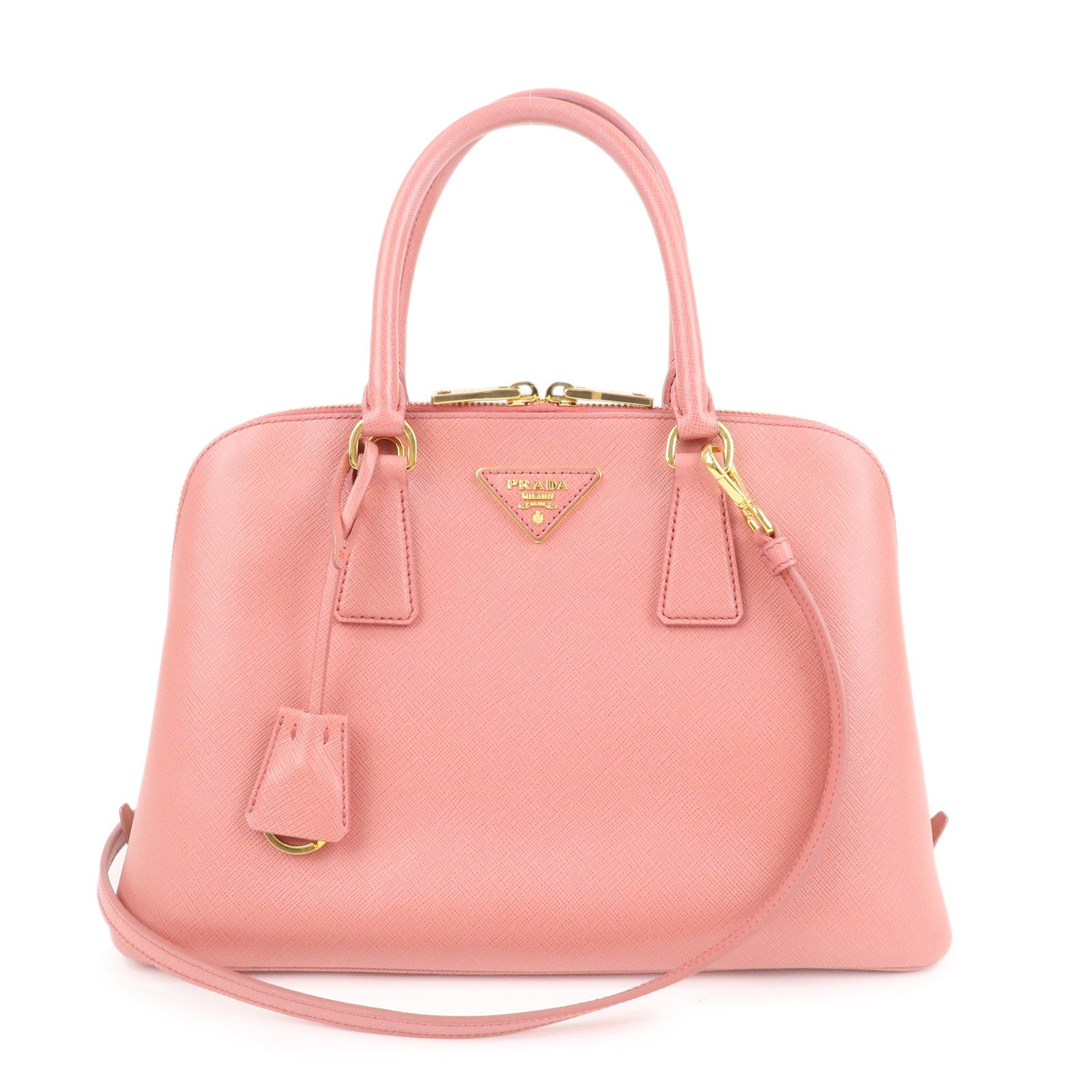 PRADA-Logo-Leather-2Way-Bag-Shoulder-Bag-Pink-1BA837 – dct-ep_vintage  luxury Store