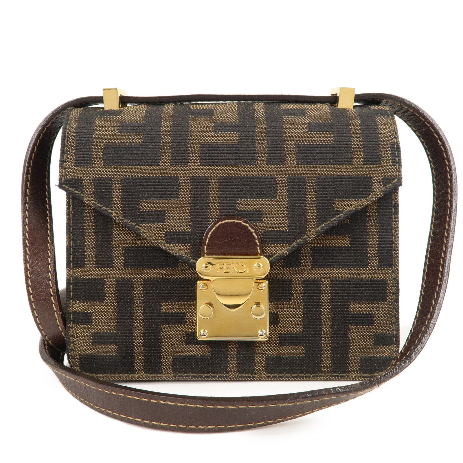 FENDI-Zucca-Canvas-Leather-Crossbody-Mini-Shoulder-Bag – dct-ep_vintage  luxury Store