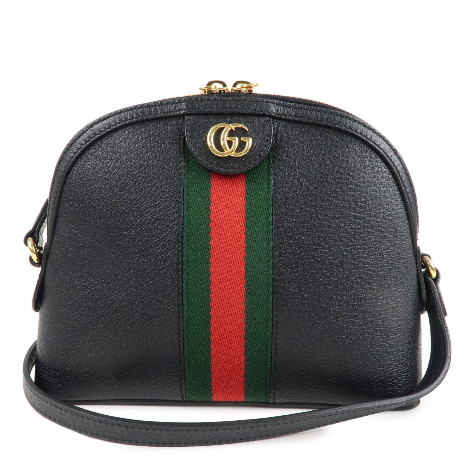 Gucci Ophidia Black Leather Shoulder Bag
