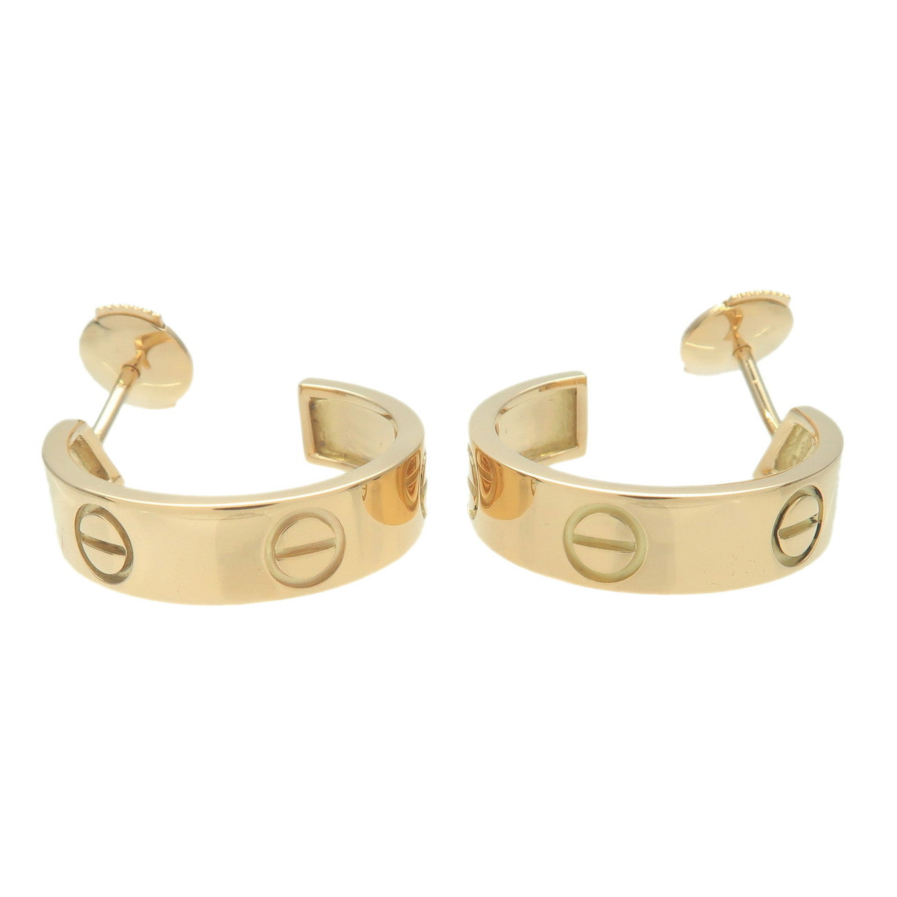 Cartier hoop shop earrings love