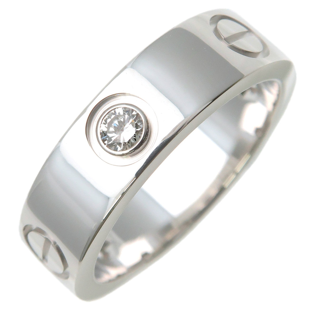 Cartier love ring online diamond white gold