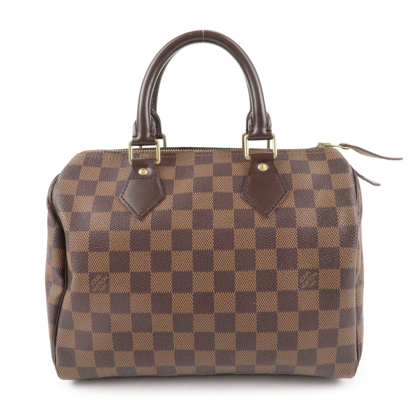 Louis-Vuitton Damier Speedy-25 Boston Bag