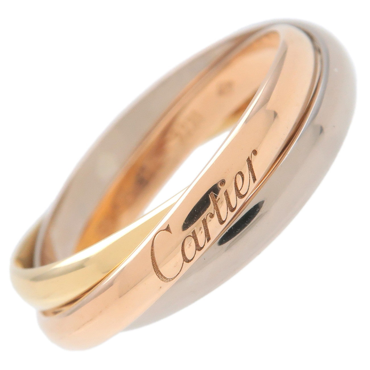 Cartier-Trinity-Ring-SM-K18-750-YG/WG/PG-#58-US8.5-EU58